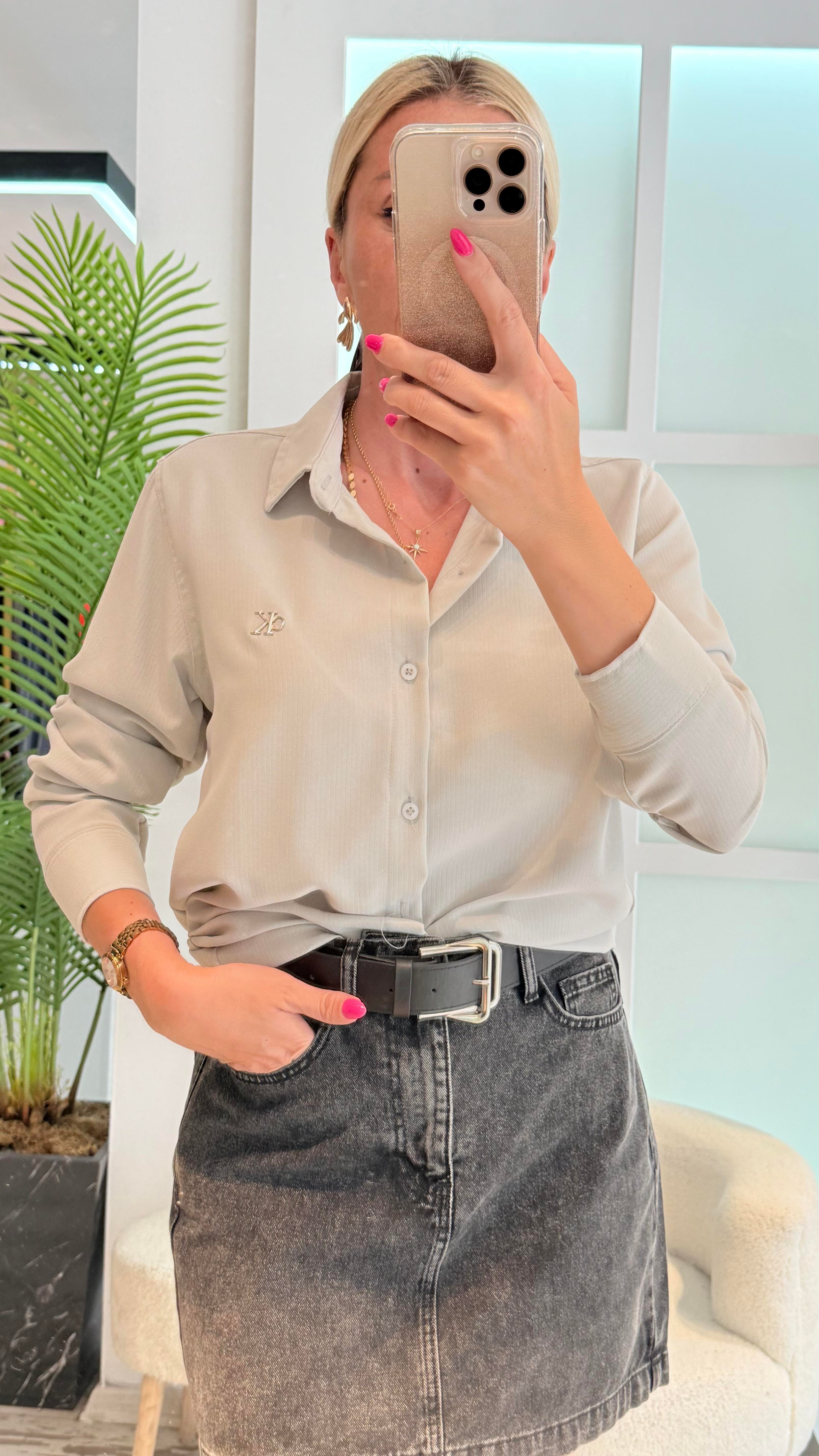 BILY GRİ CK MARKA GÖMLEK 