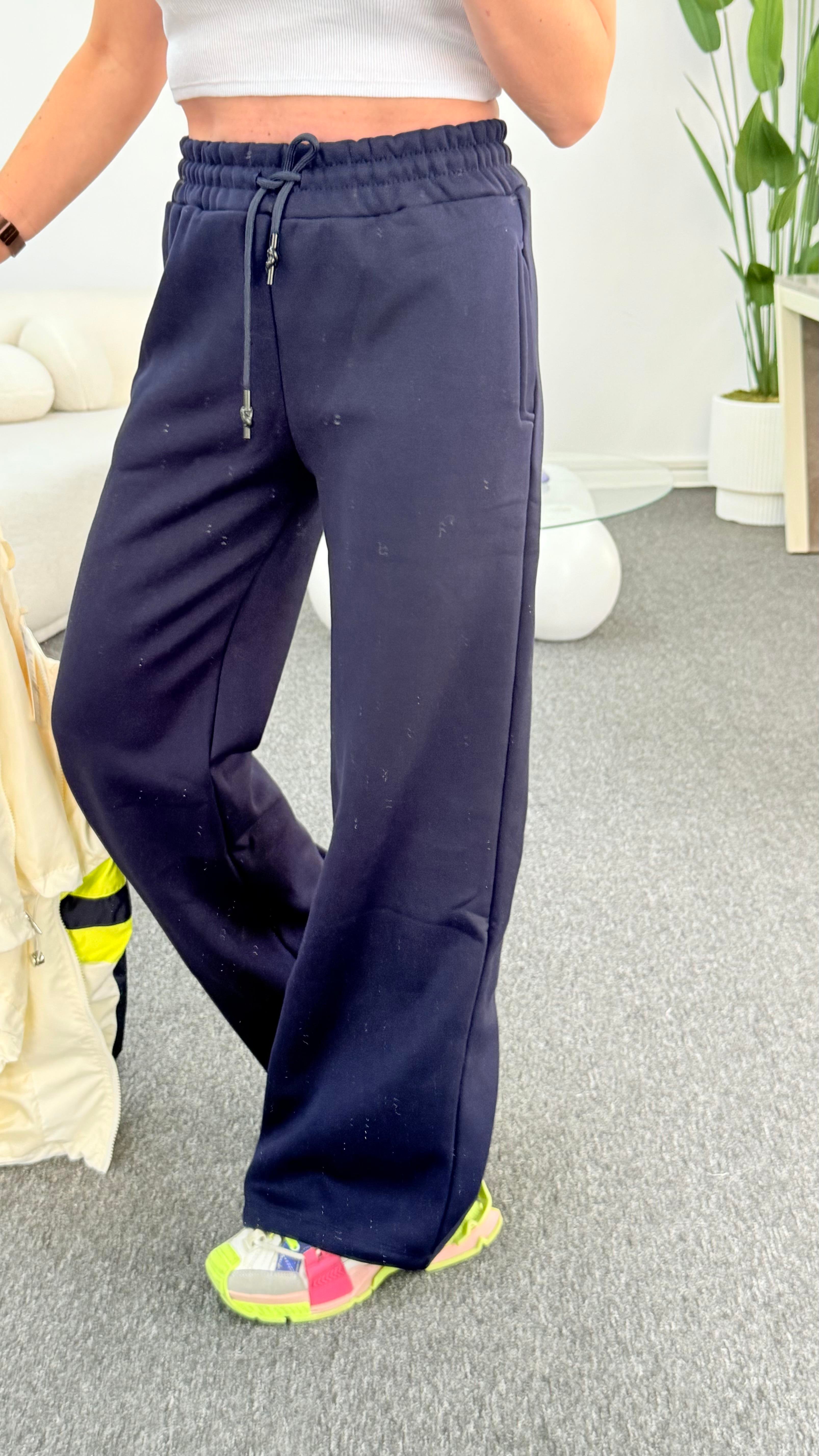 BİNS LACİVERT ŞARDONLU EŞOFMAN 