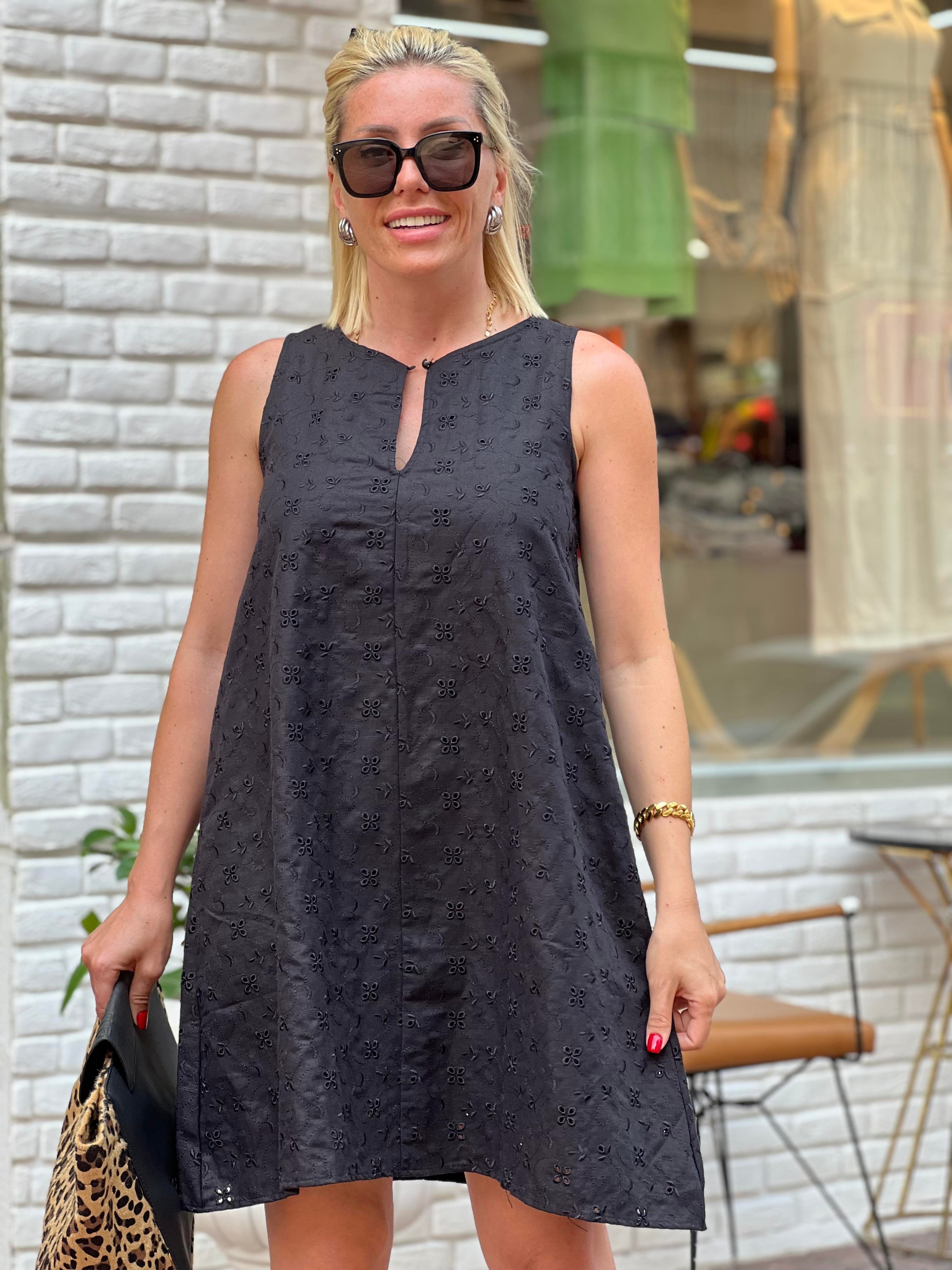 BRIANNA SİYAH ELBİSE 