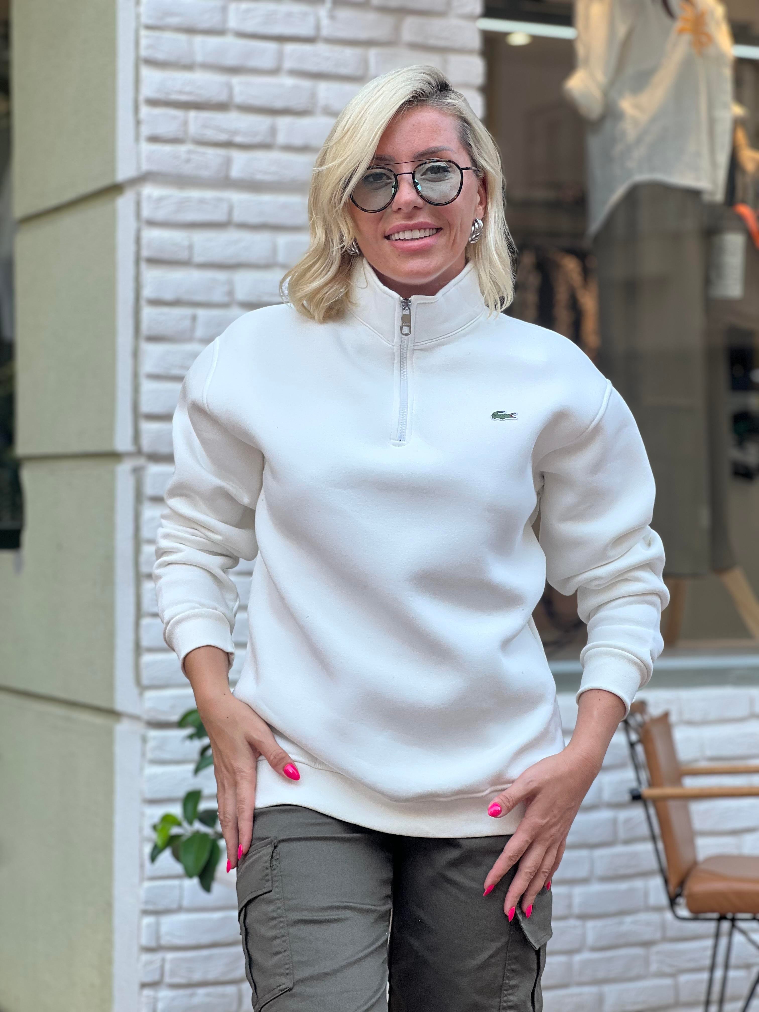 BROOD BEYAZ SWEATSHİRT