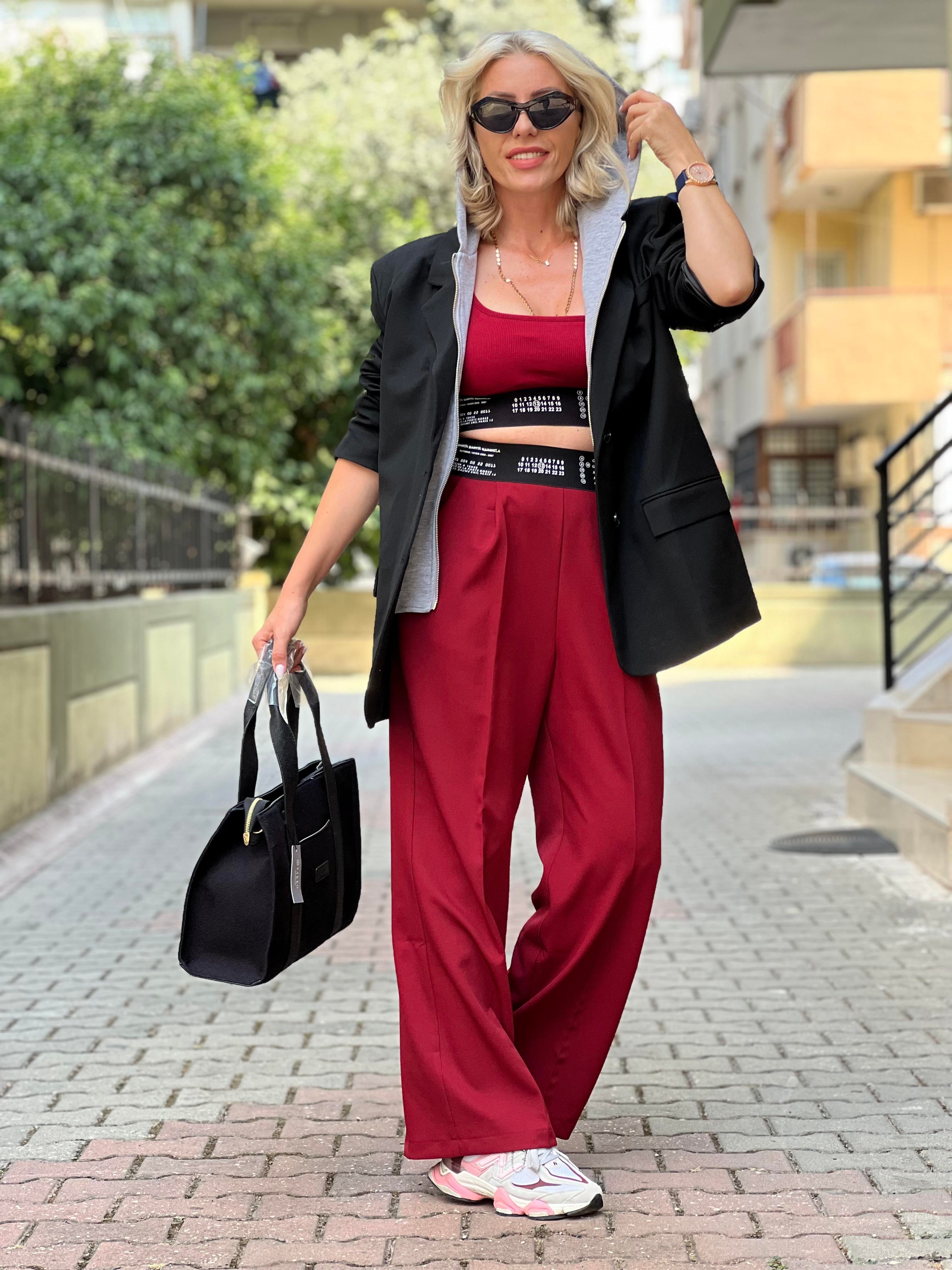 CLEAR KAPÜŞONLU SİYAH BLAZER CEKET