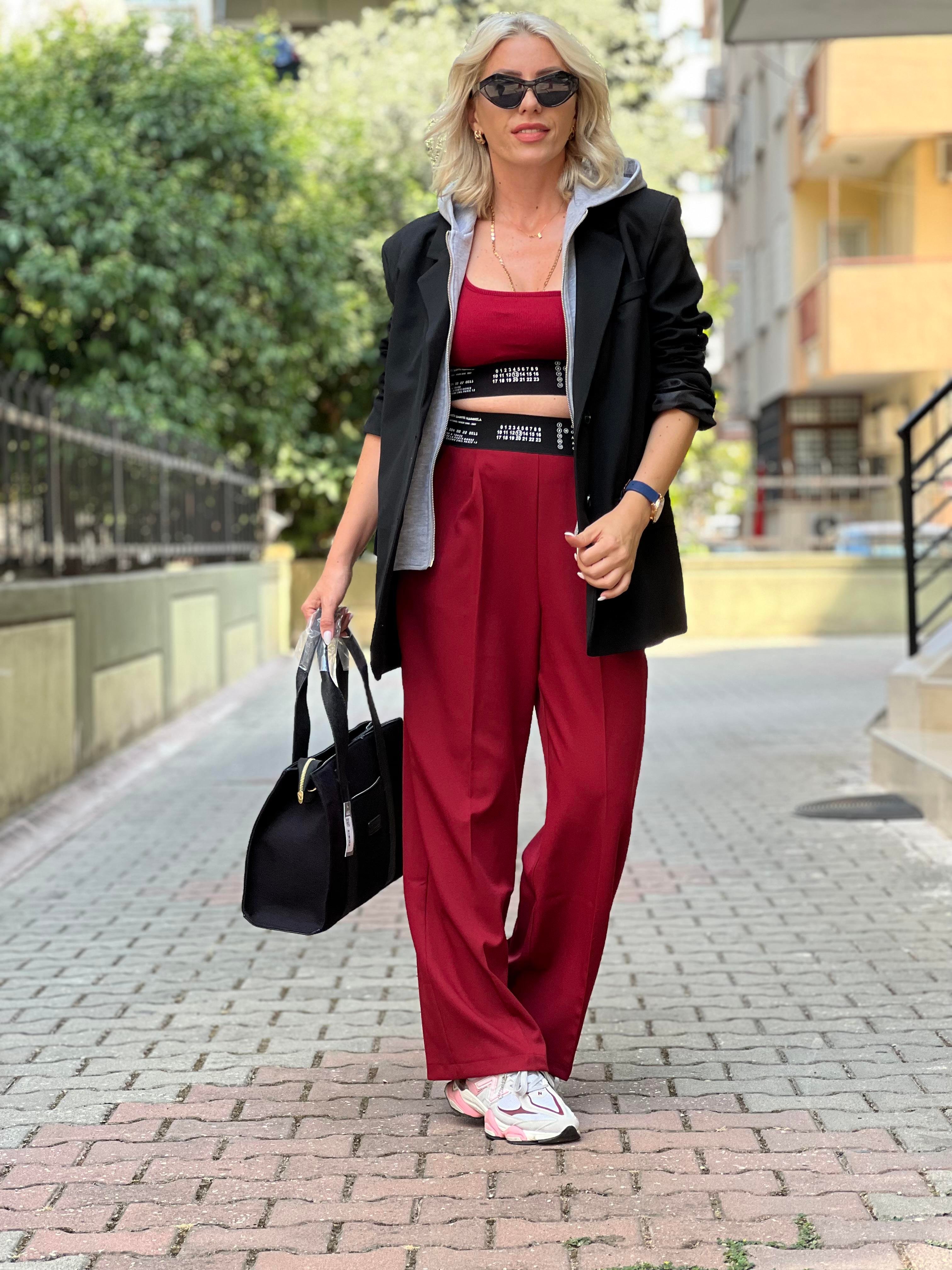 CLEAR KAPÜŞONLU SİYAH BLAZER CEKET
