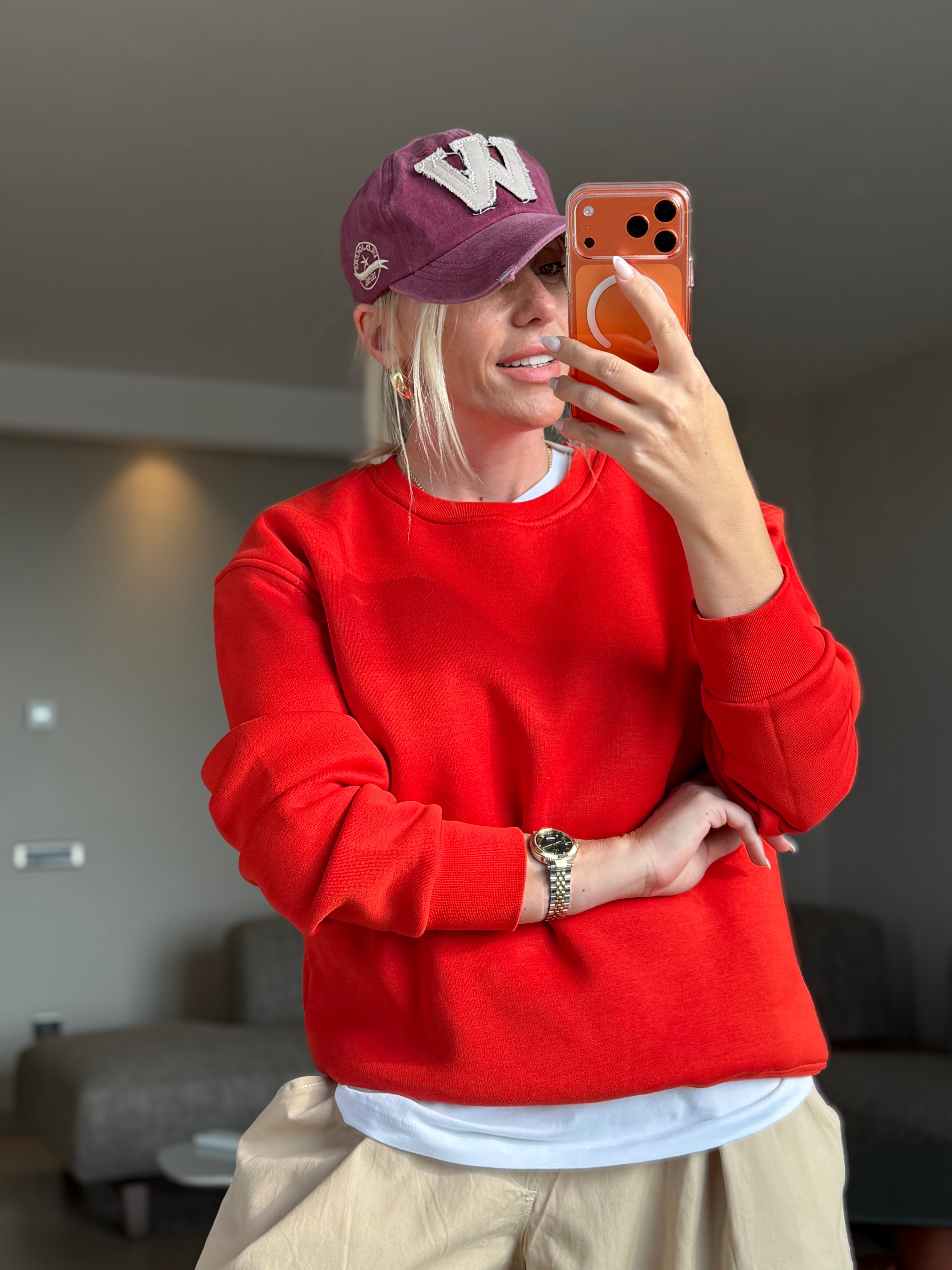 DEVİS TURUNCU SWEATSHIRT