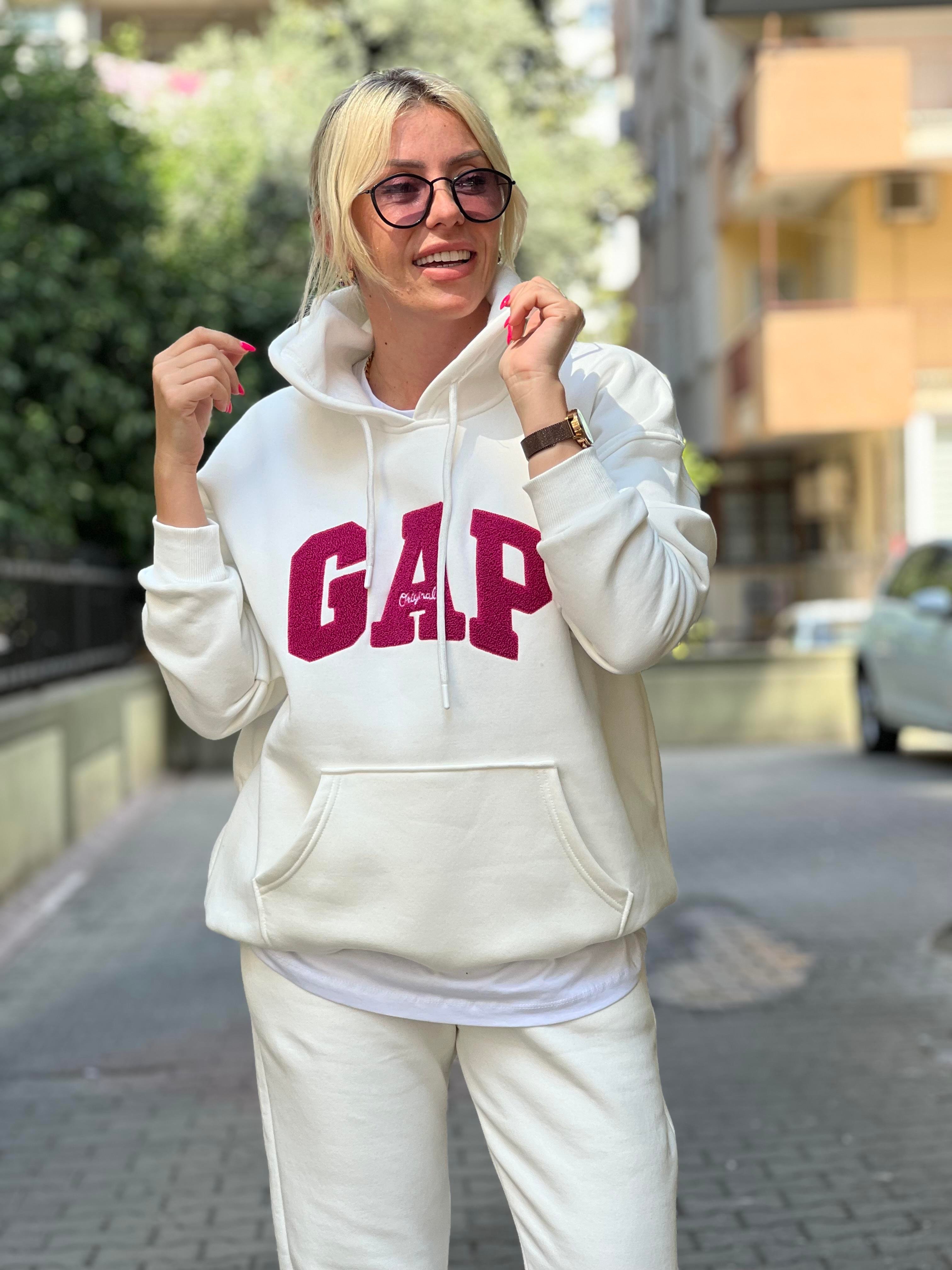 DİDEROT BEYAZ GAP SWEATSHİRT
