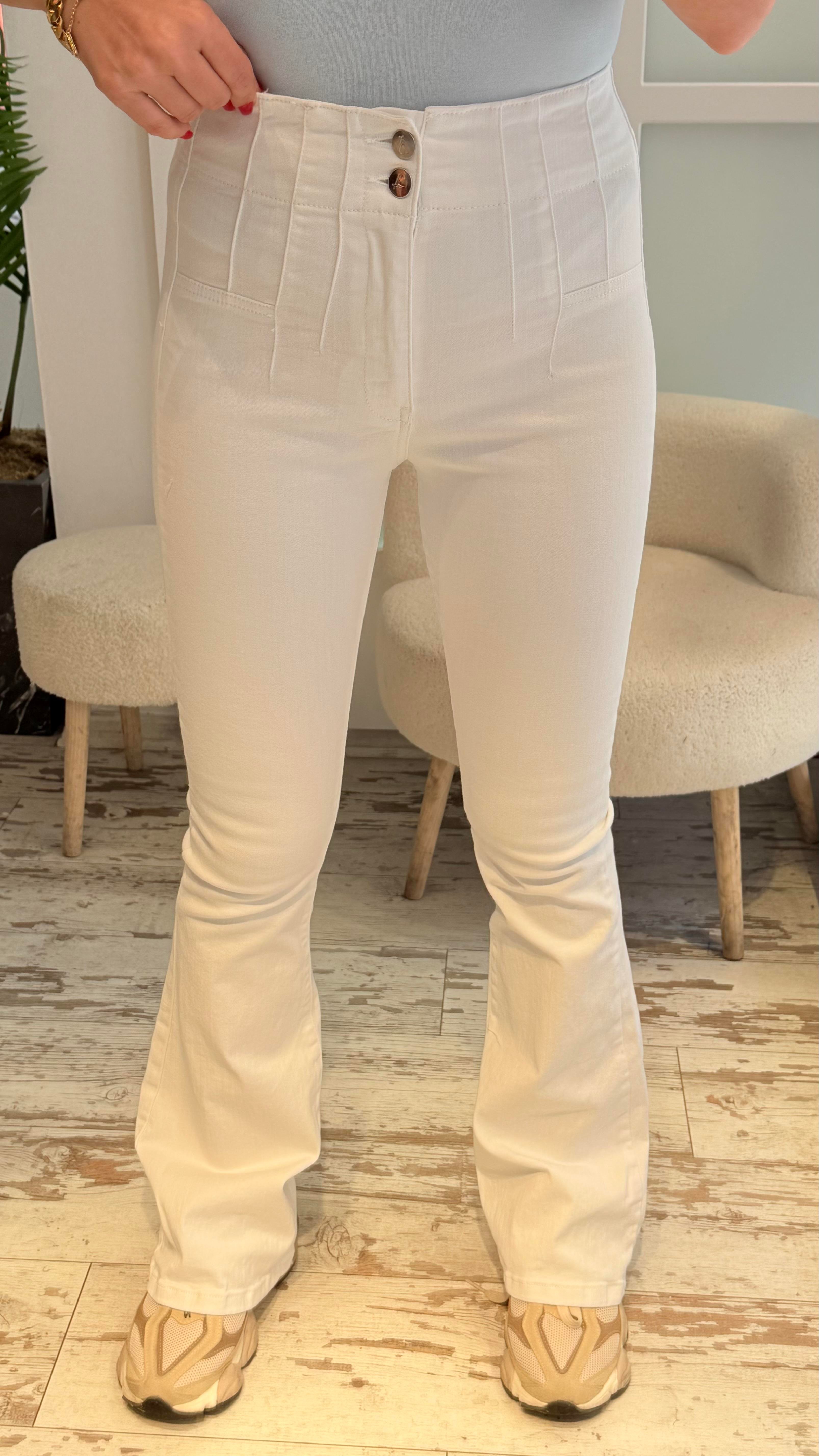 DİRSS BEYAZ İSPANYIOL JEAN 