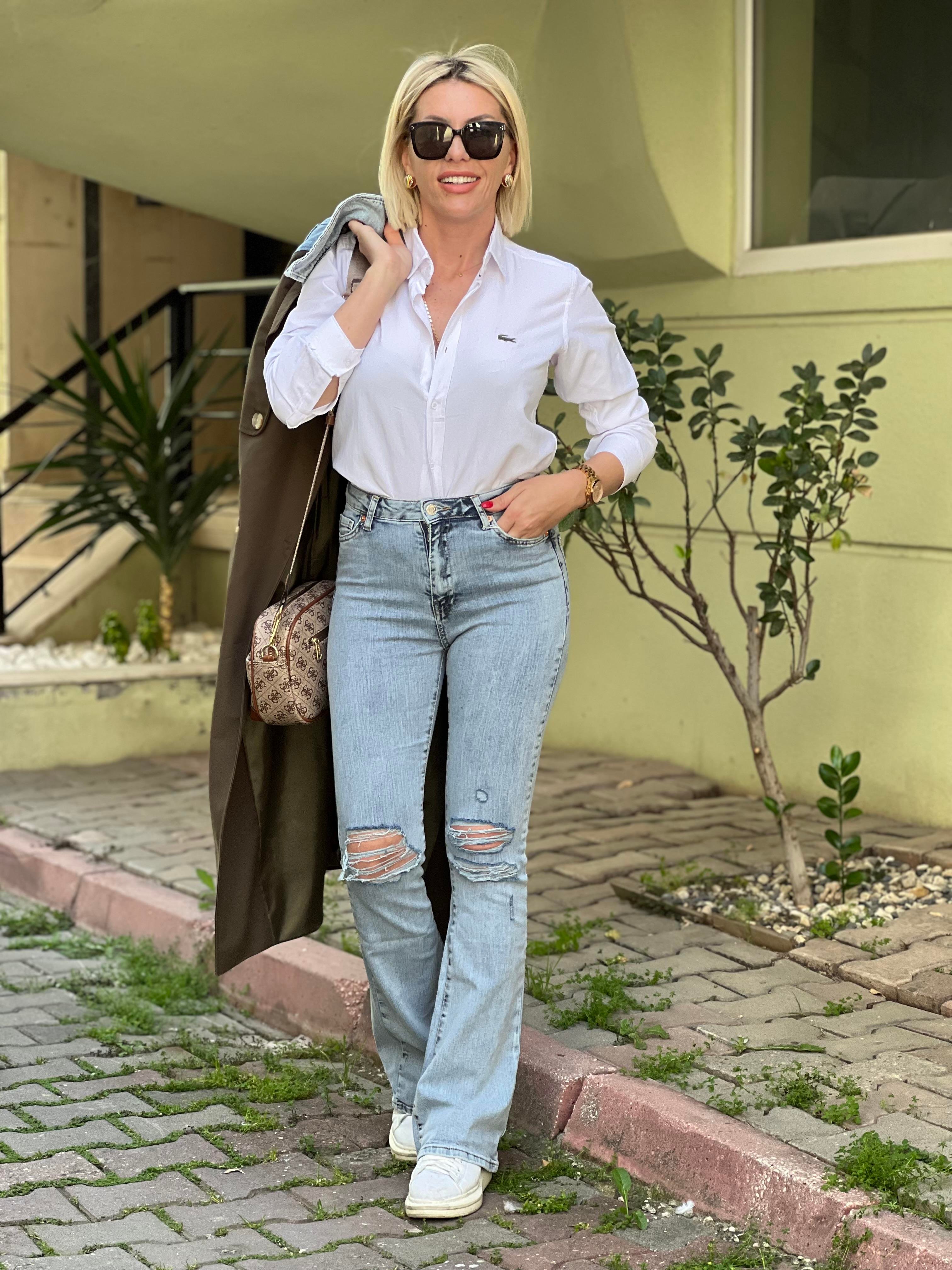 DİZİ YIRTIKLI İSPANYOL JEAN 