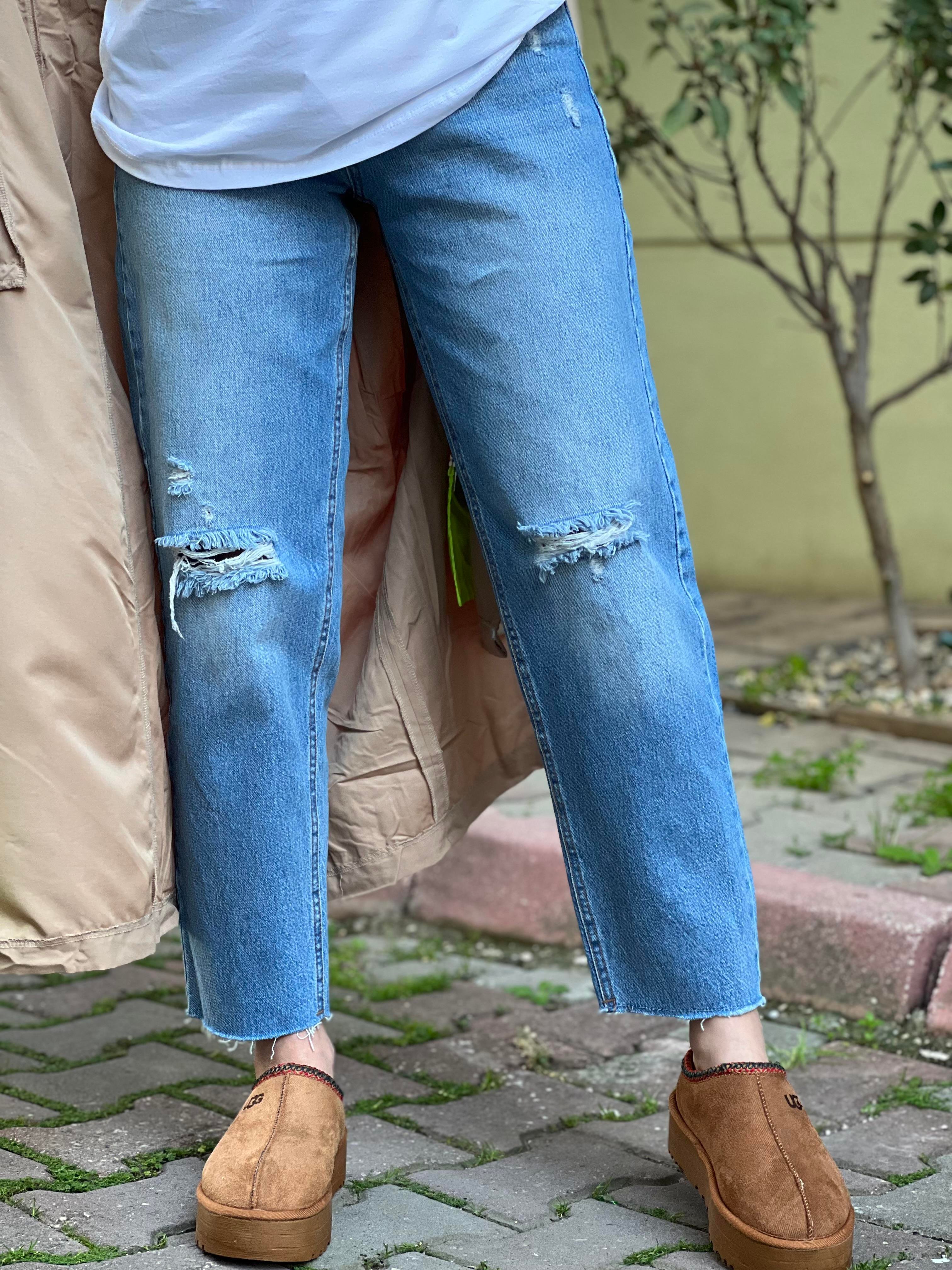 DİZİ YIRTIKLI JEAN 