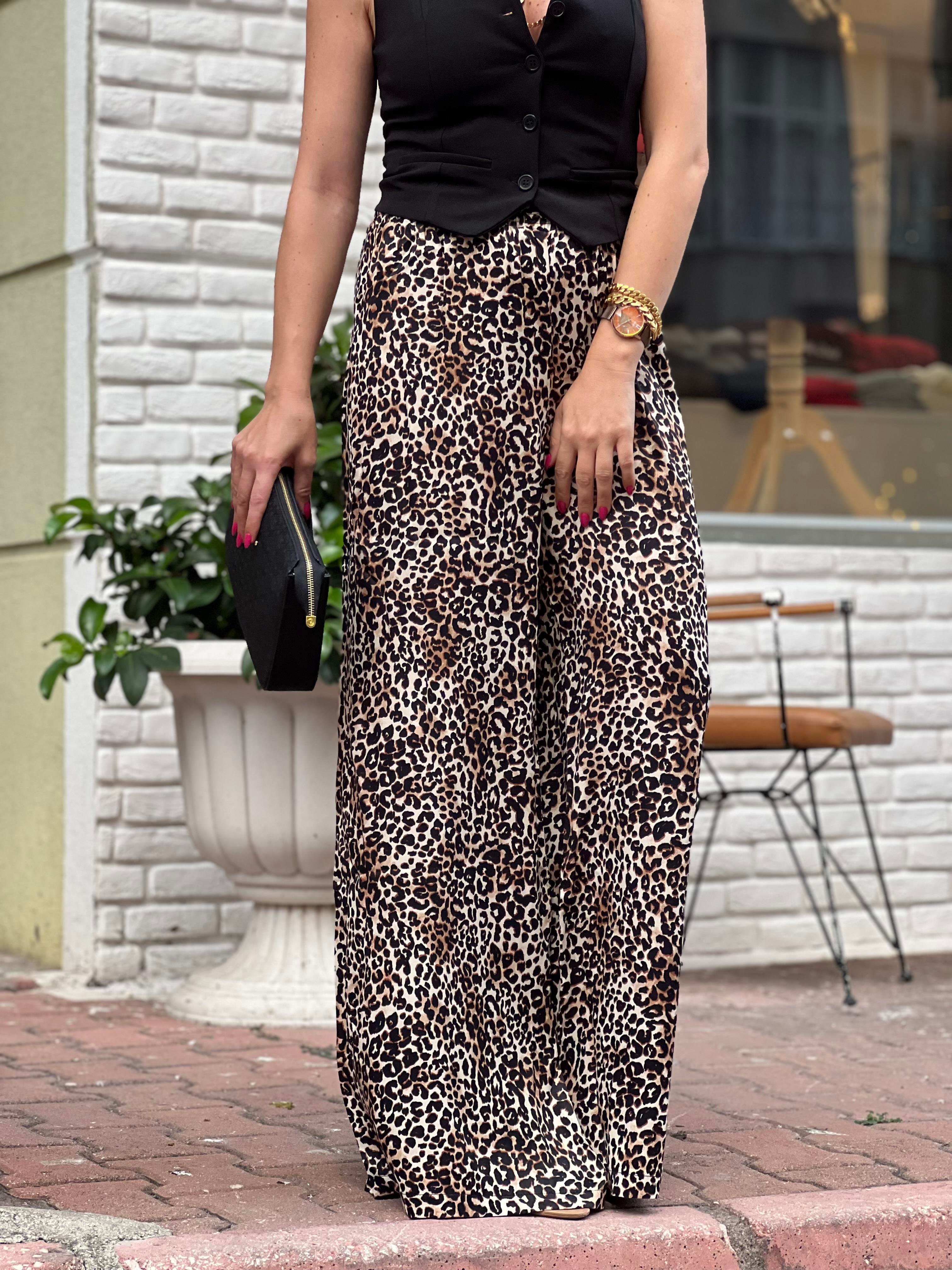 EASY LEOPAR PANTOLON
