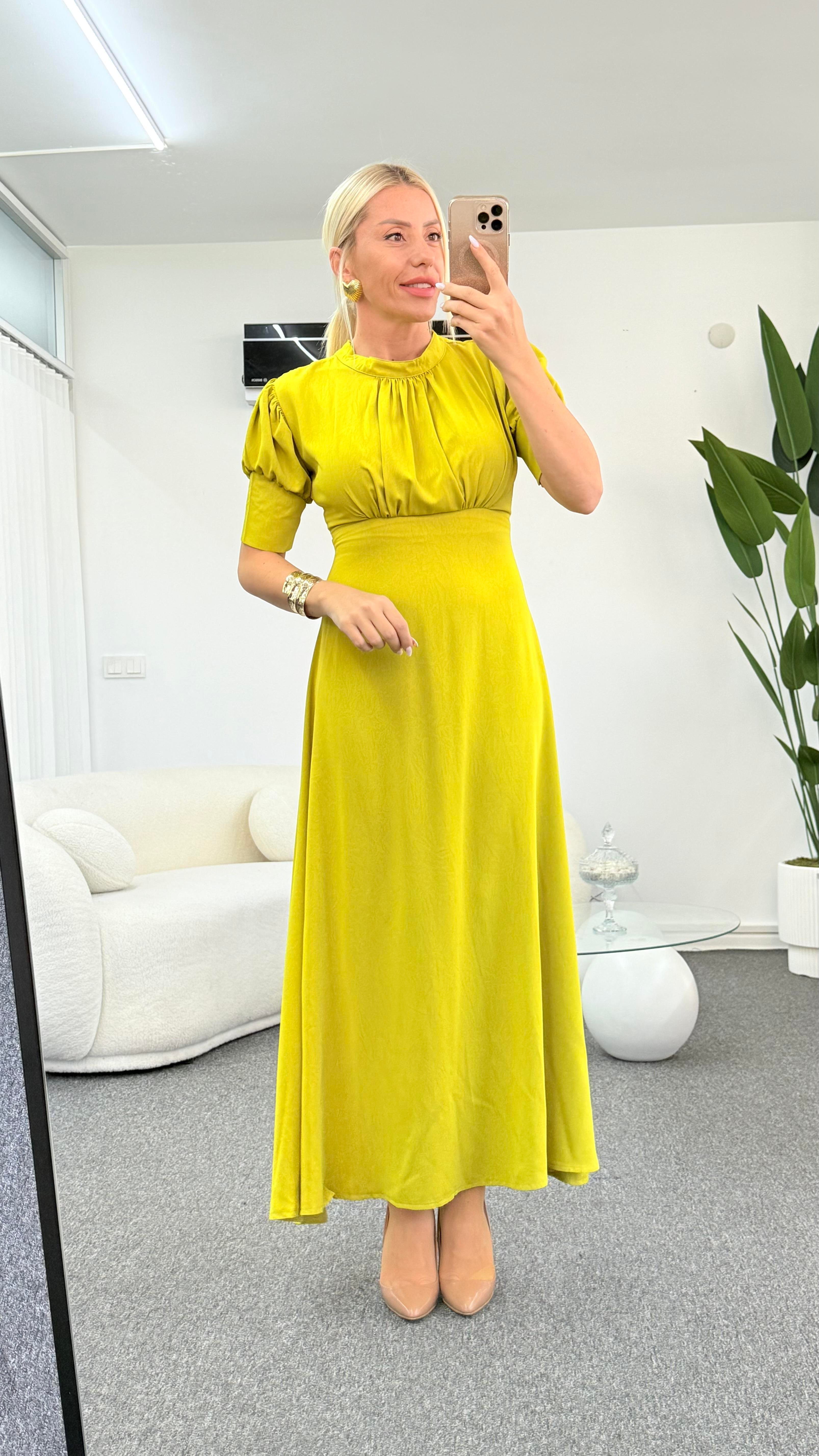 ESTELLE YEŞİL ELBİSE