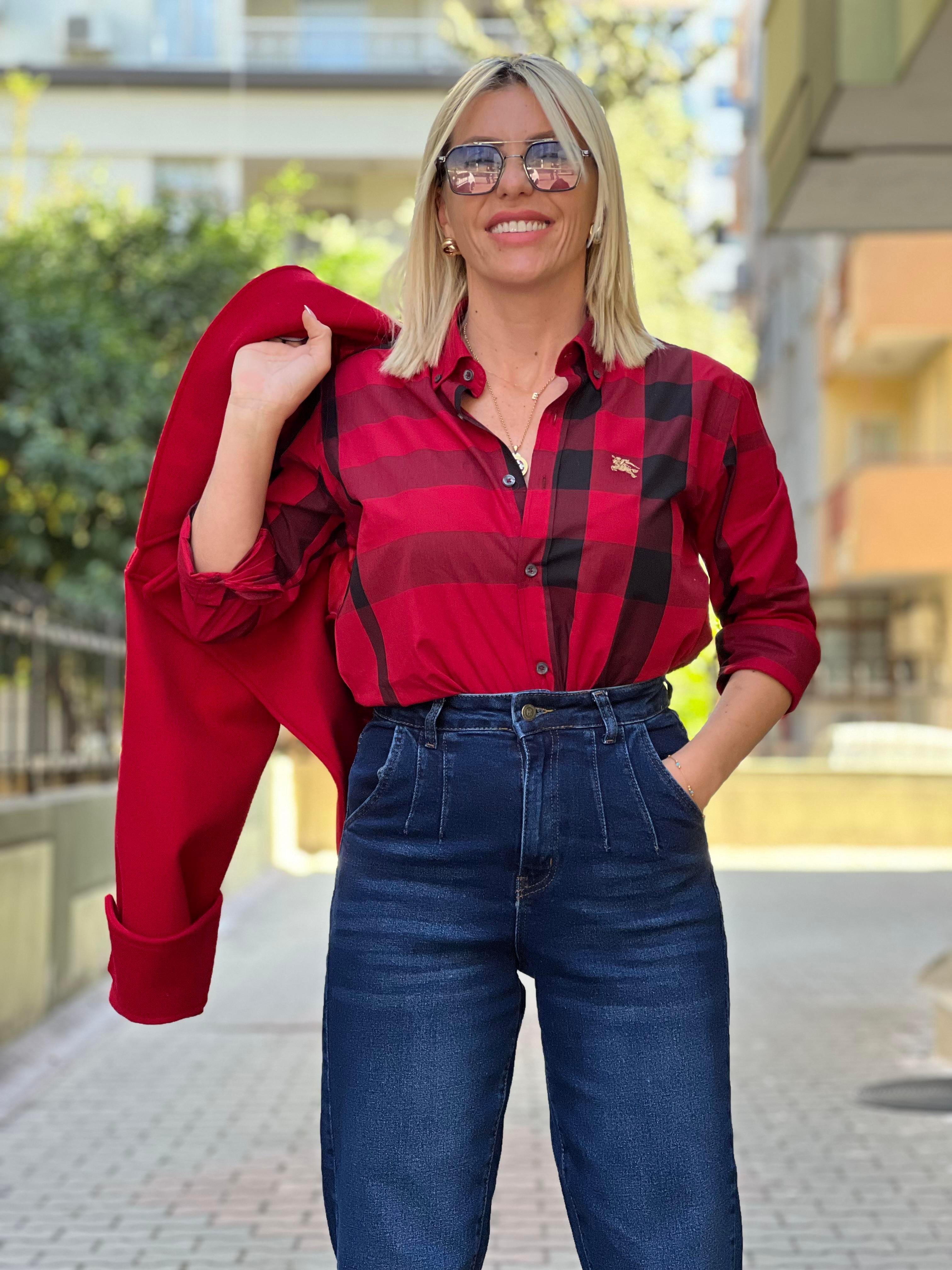 FLANEL KIRMIZI GÖMLEK