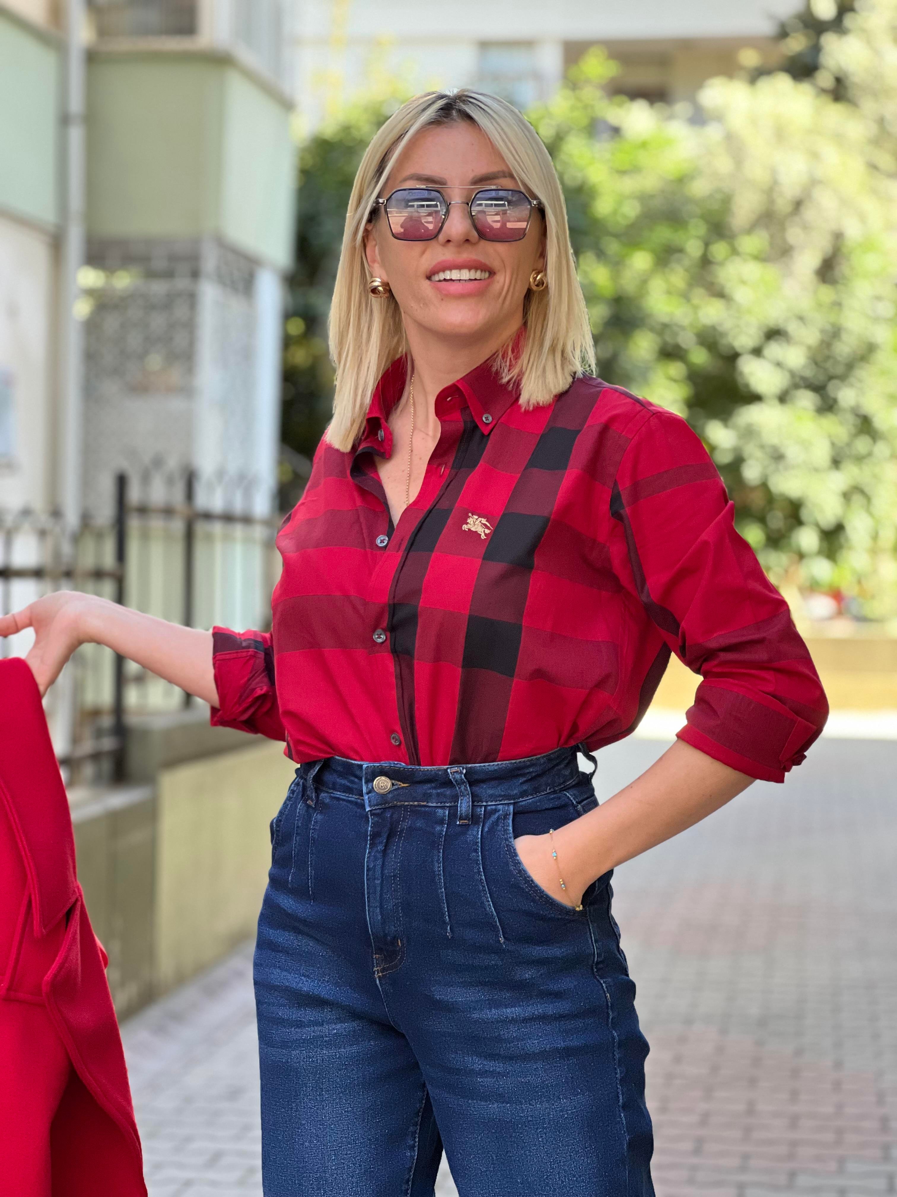 FLANEL KIRMIZI GÖMLEK