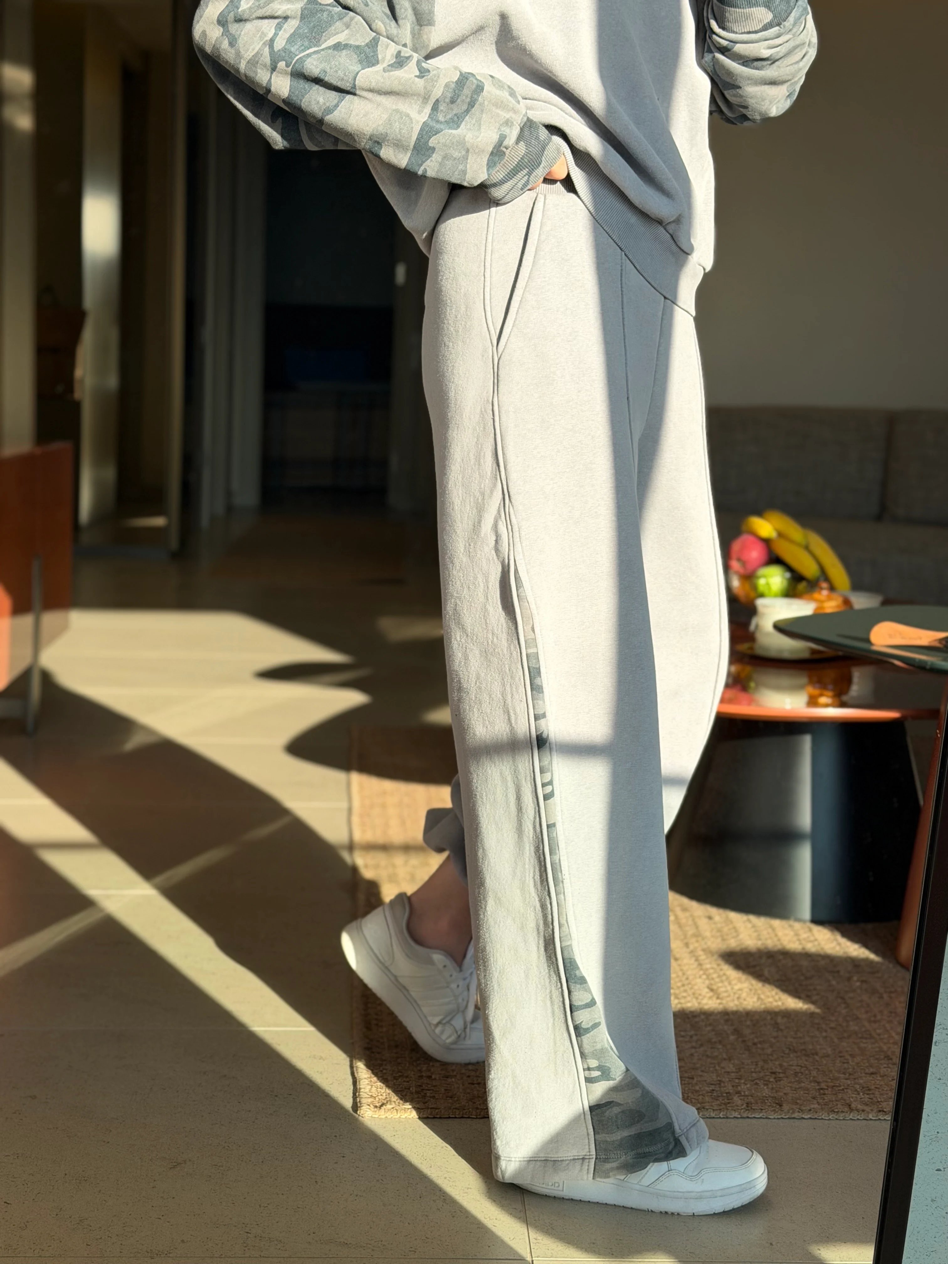 GRİ KAMUFLAJ EŞOFMAN TAKIMI