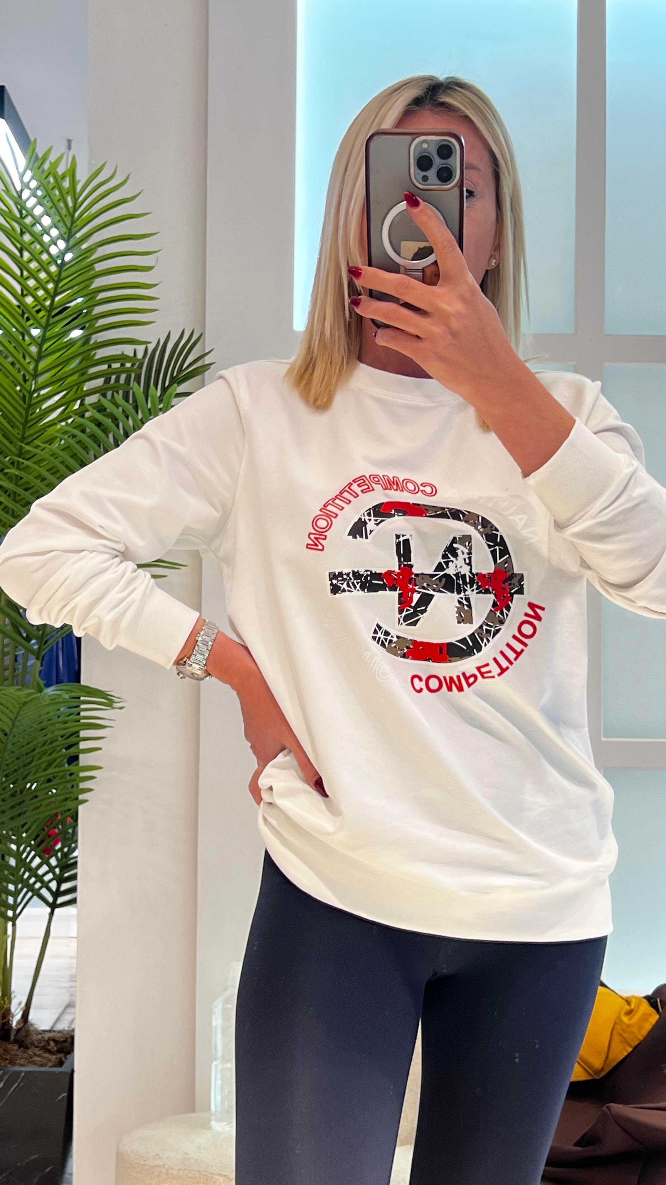 GUMBEL BEYAZ SWEATSHIRT