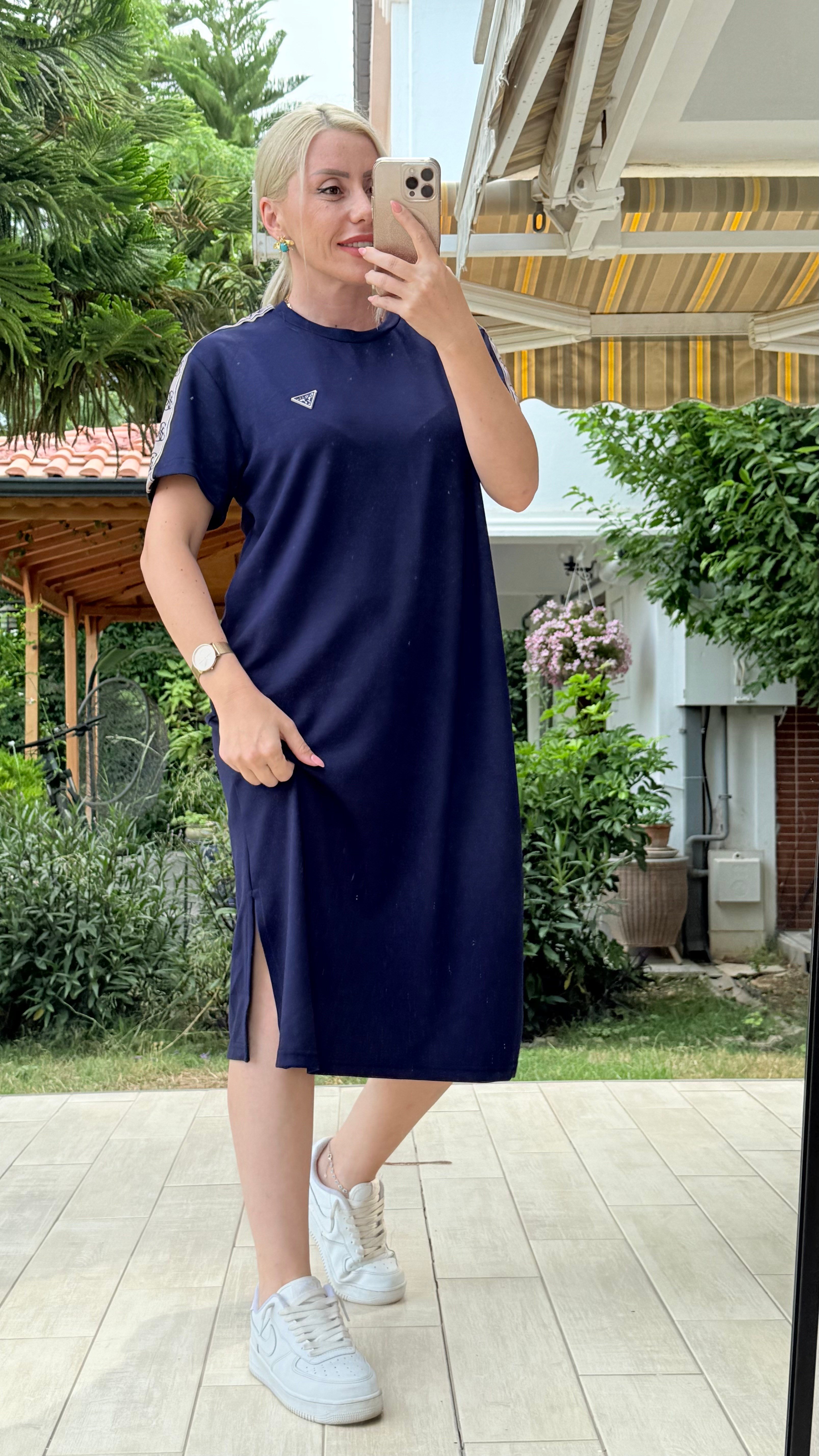 GURY LACİVERT ELBİSE