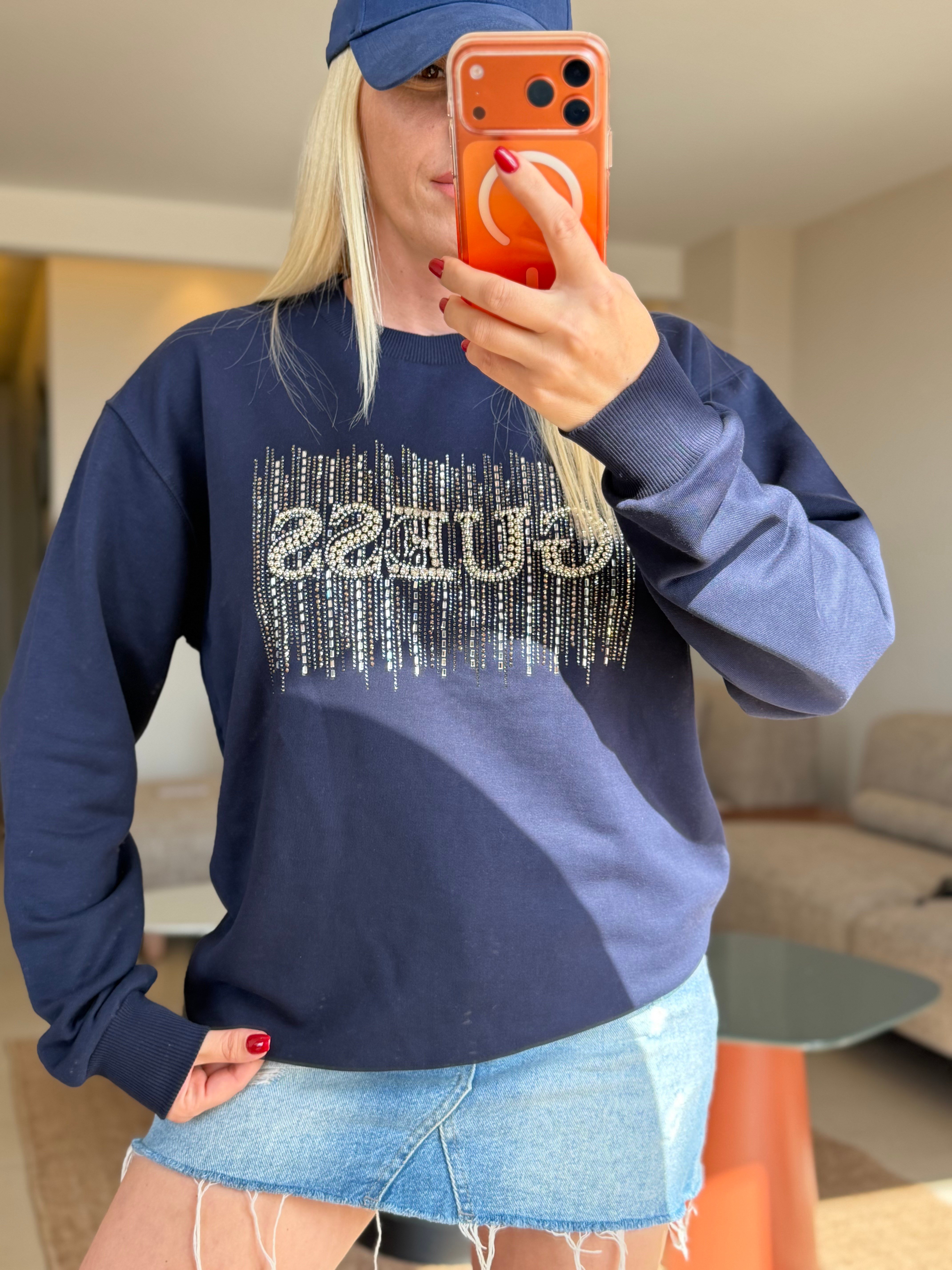 HURA LACİVERT SWEATSHIRT