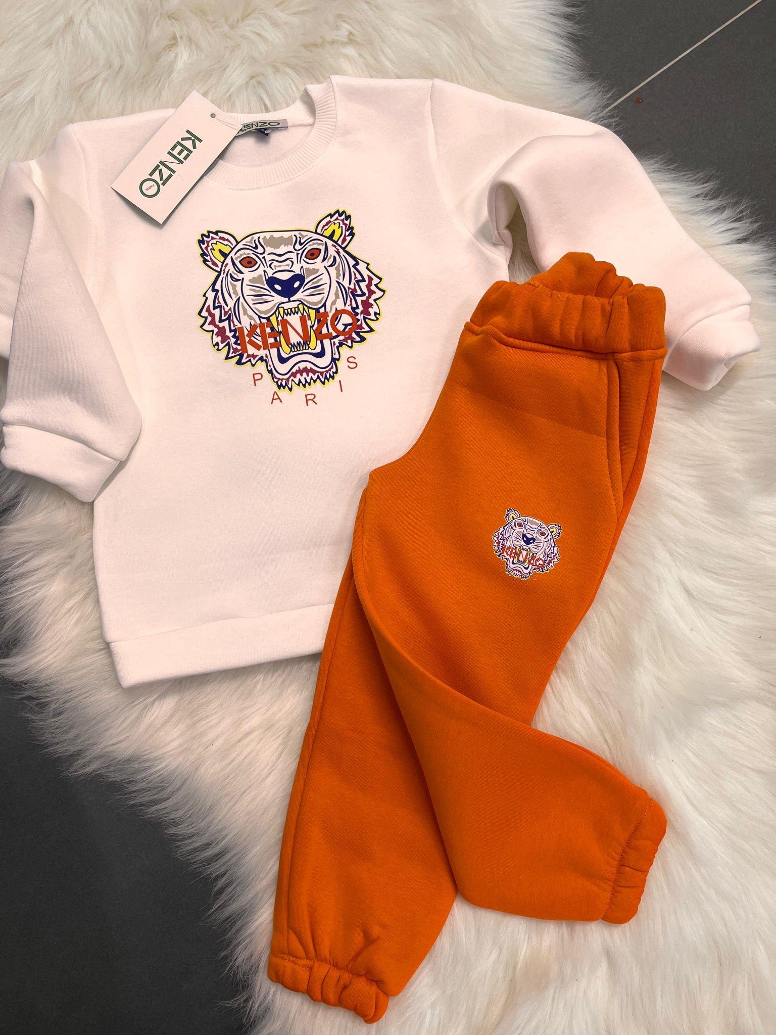 KING TURUNCU ÇOCUK SWEAT