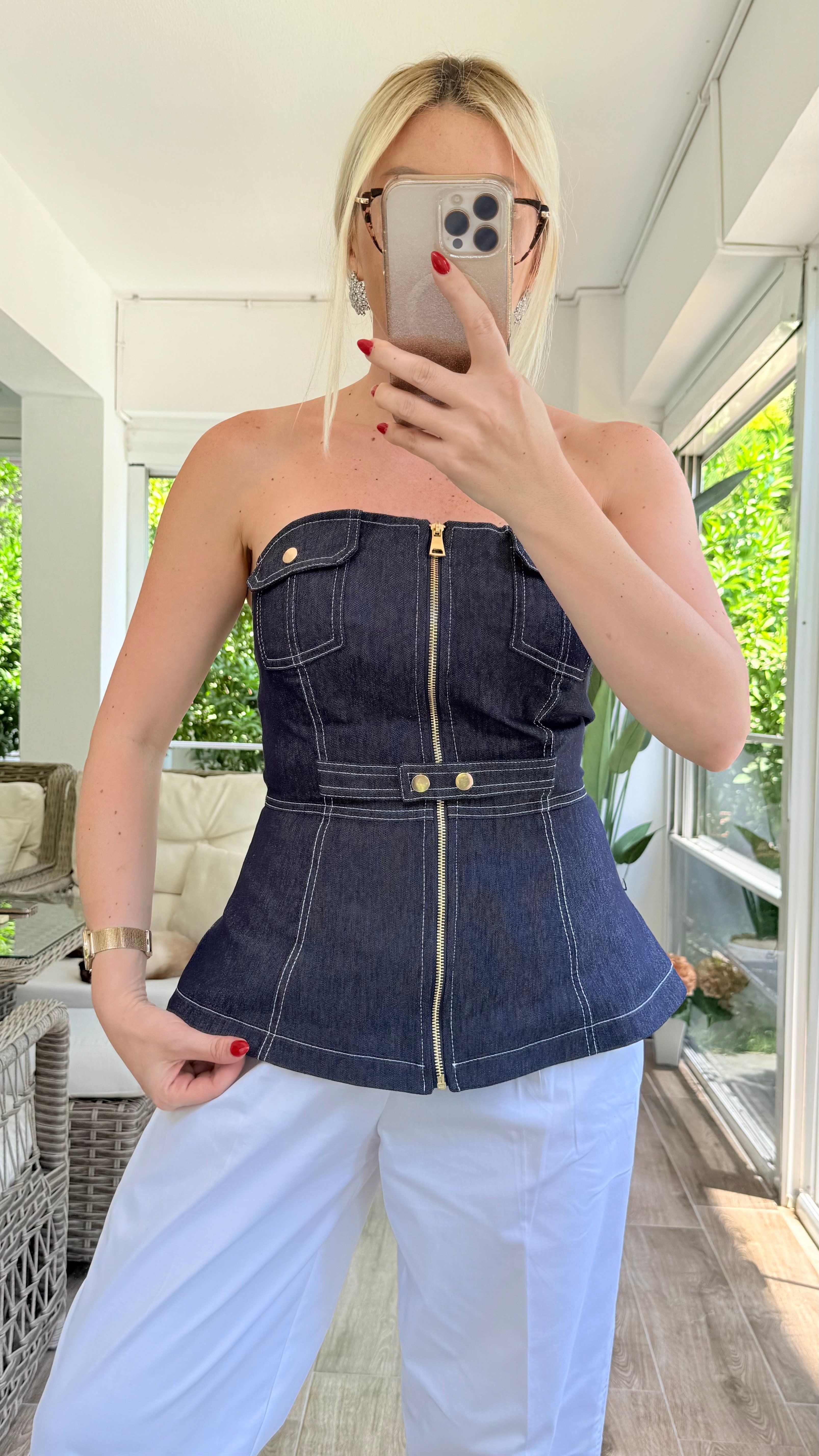 KLEİS STRAPLEZ KOT BUSTİYER 