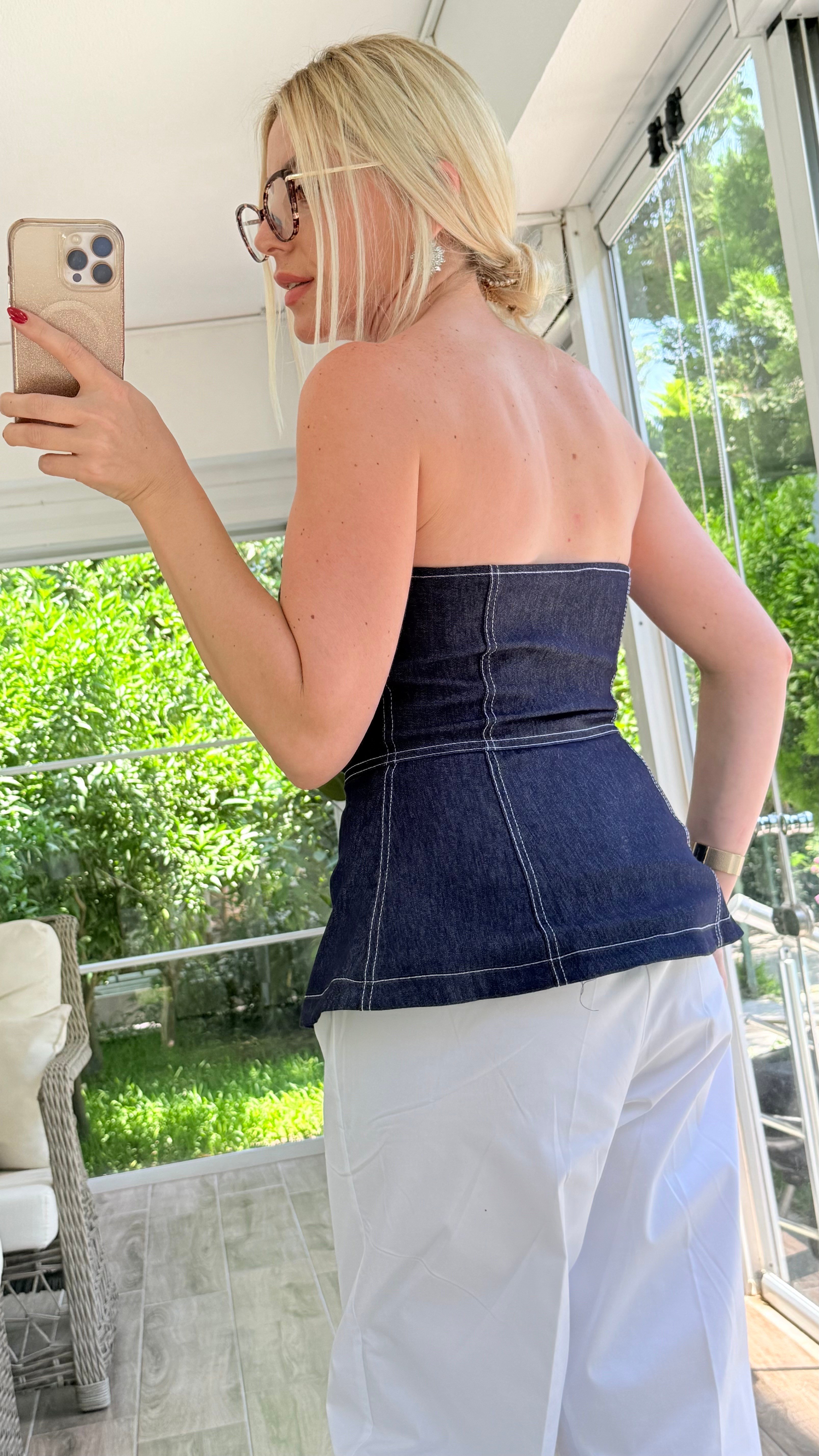KLEİS STRAPLEZ KOT BUSTİYER 