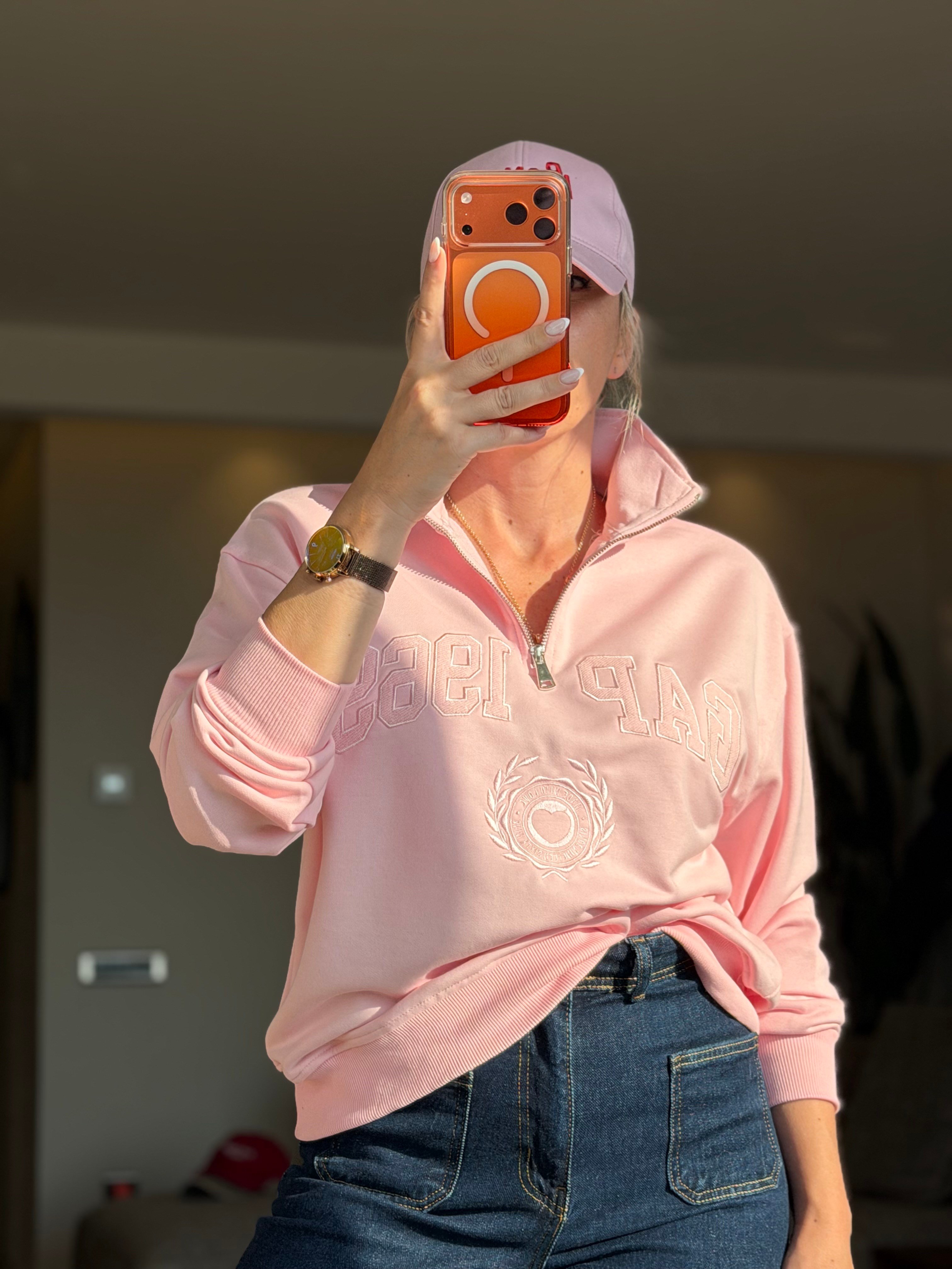 LİLİE PEMBE SWEATSHIRT