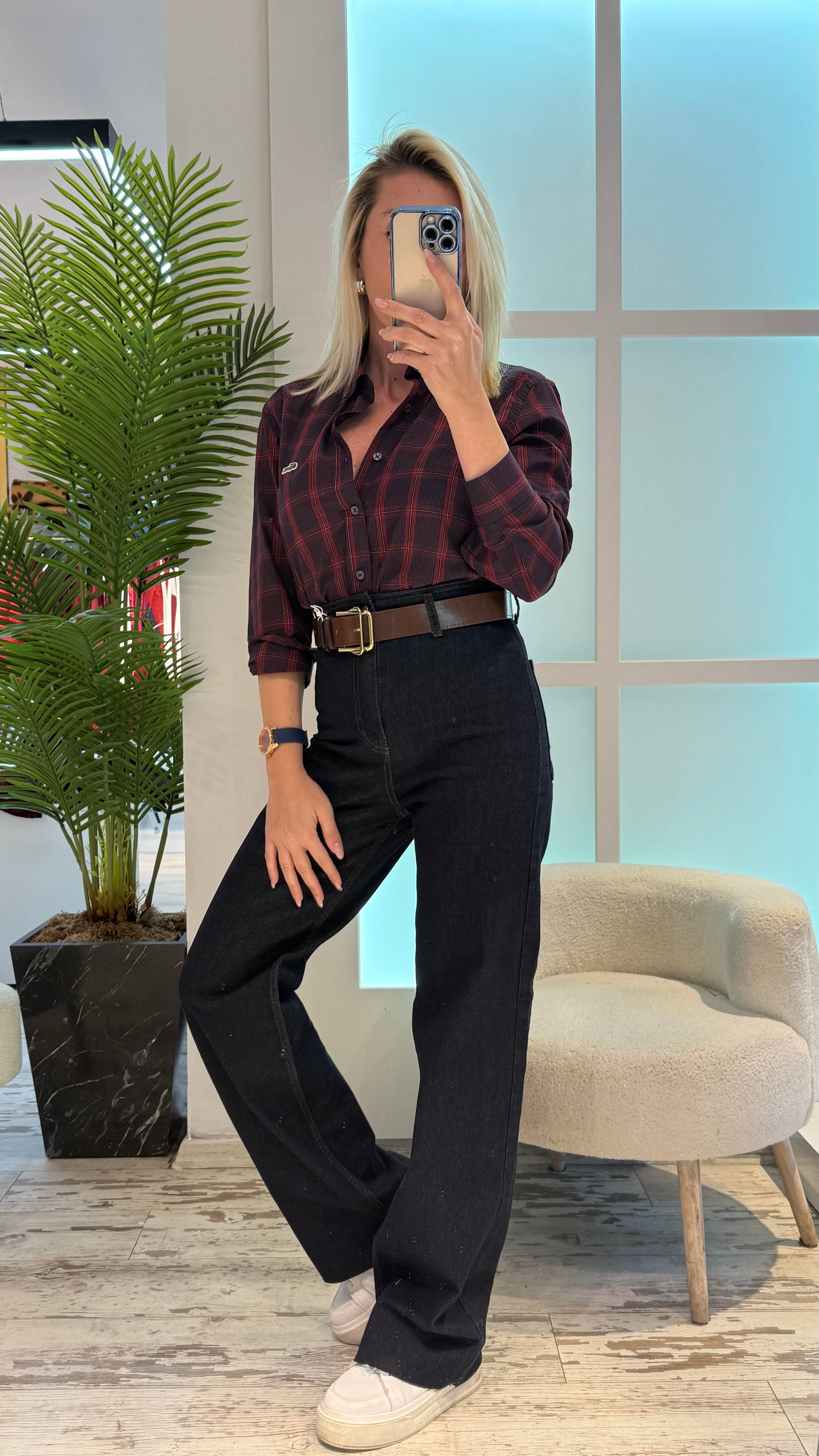 LİPA KOYU MAVİ PALAZZO JEAN