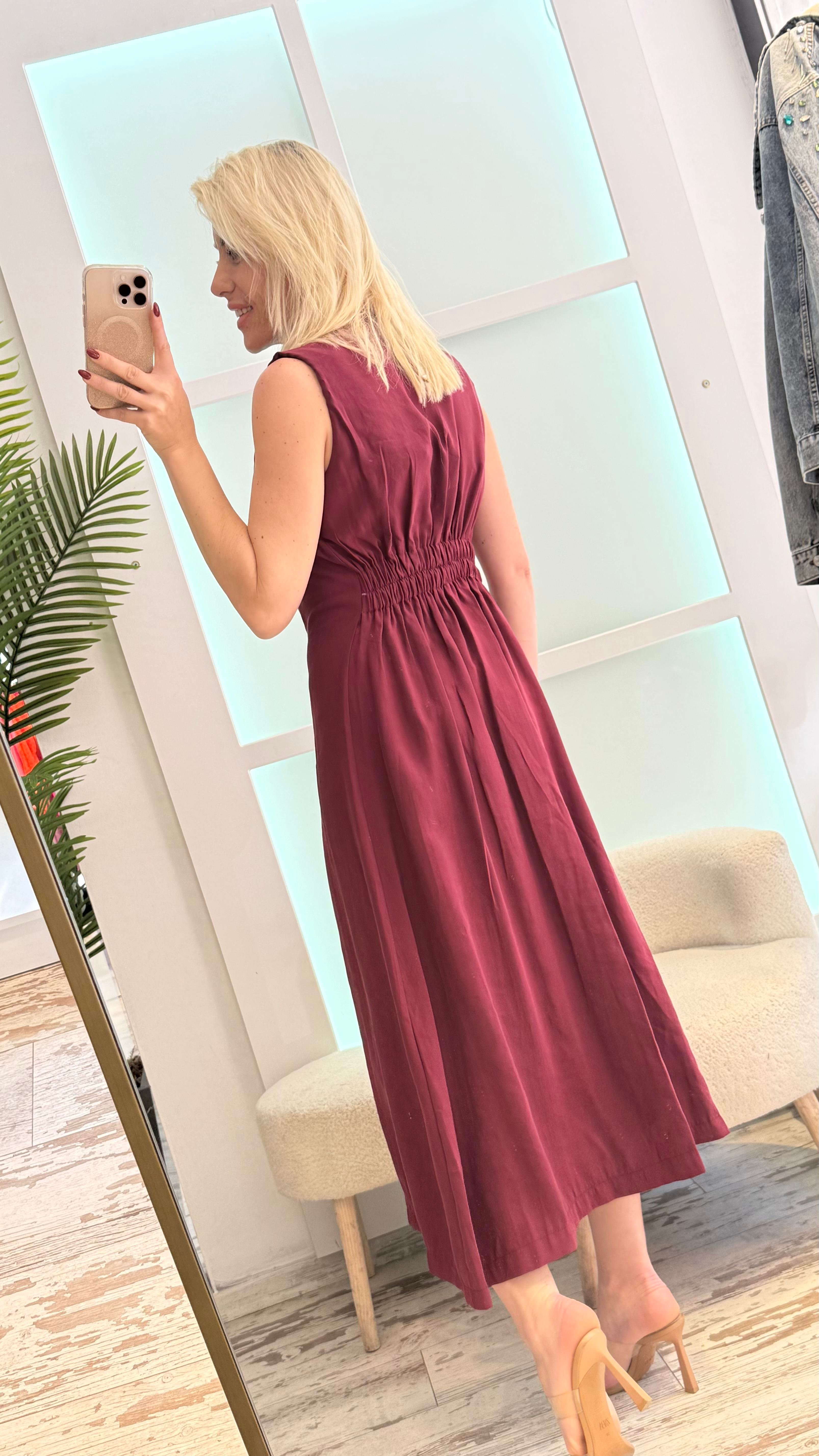 LUNEA BORDO GÖMLEK ELBİSE