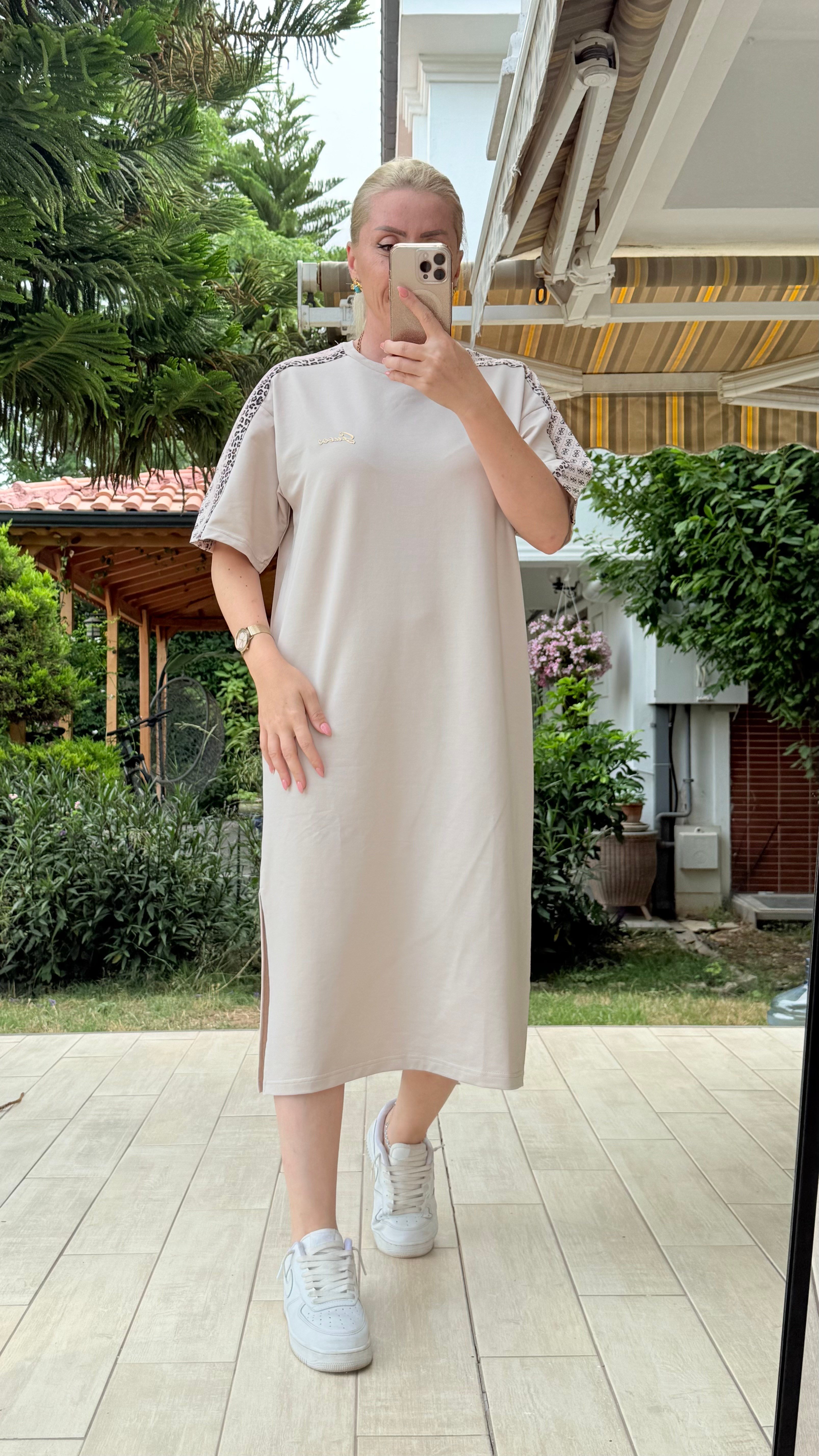 MARİE KREM ELBİSE