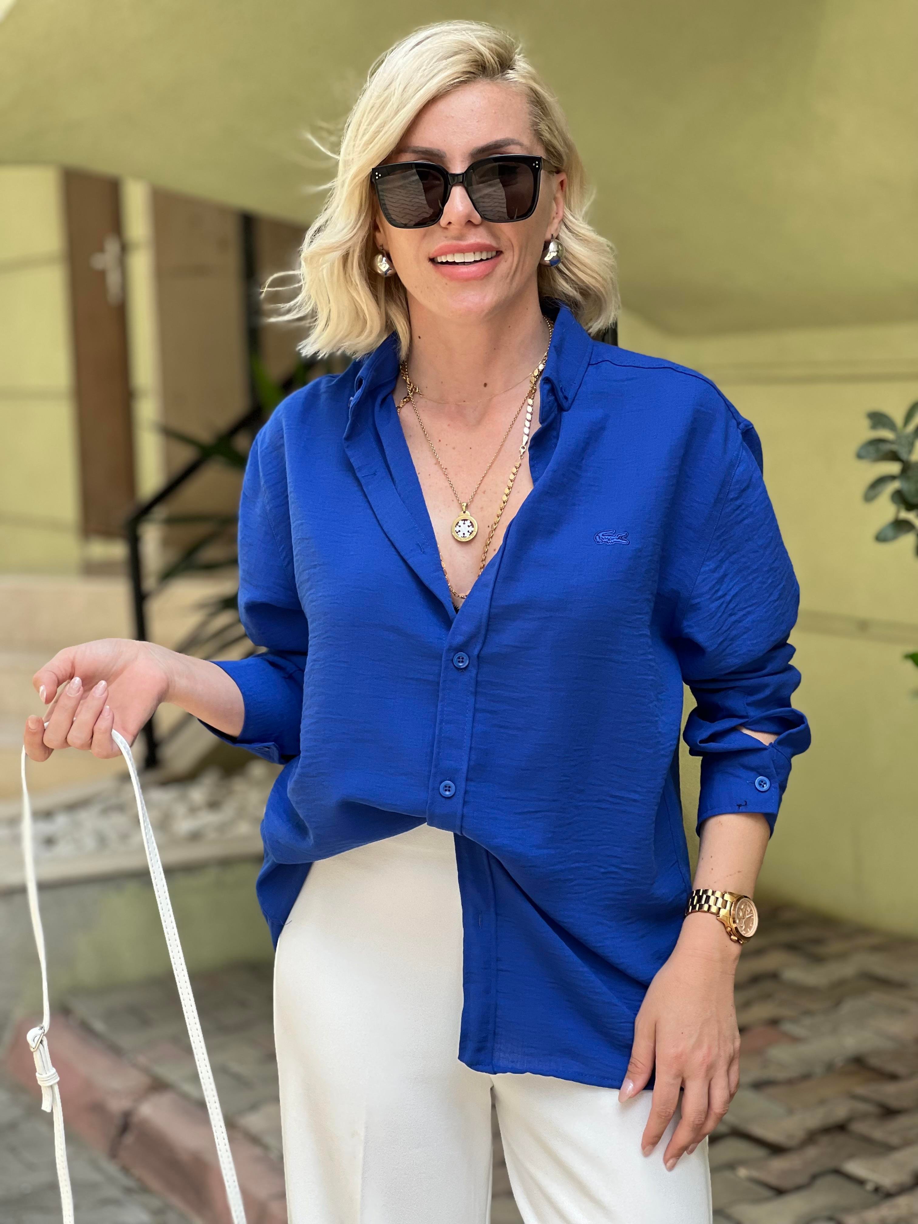 MAVİ ORJ MARKA GÖMLEK