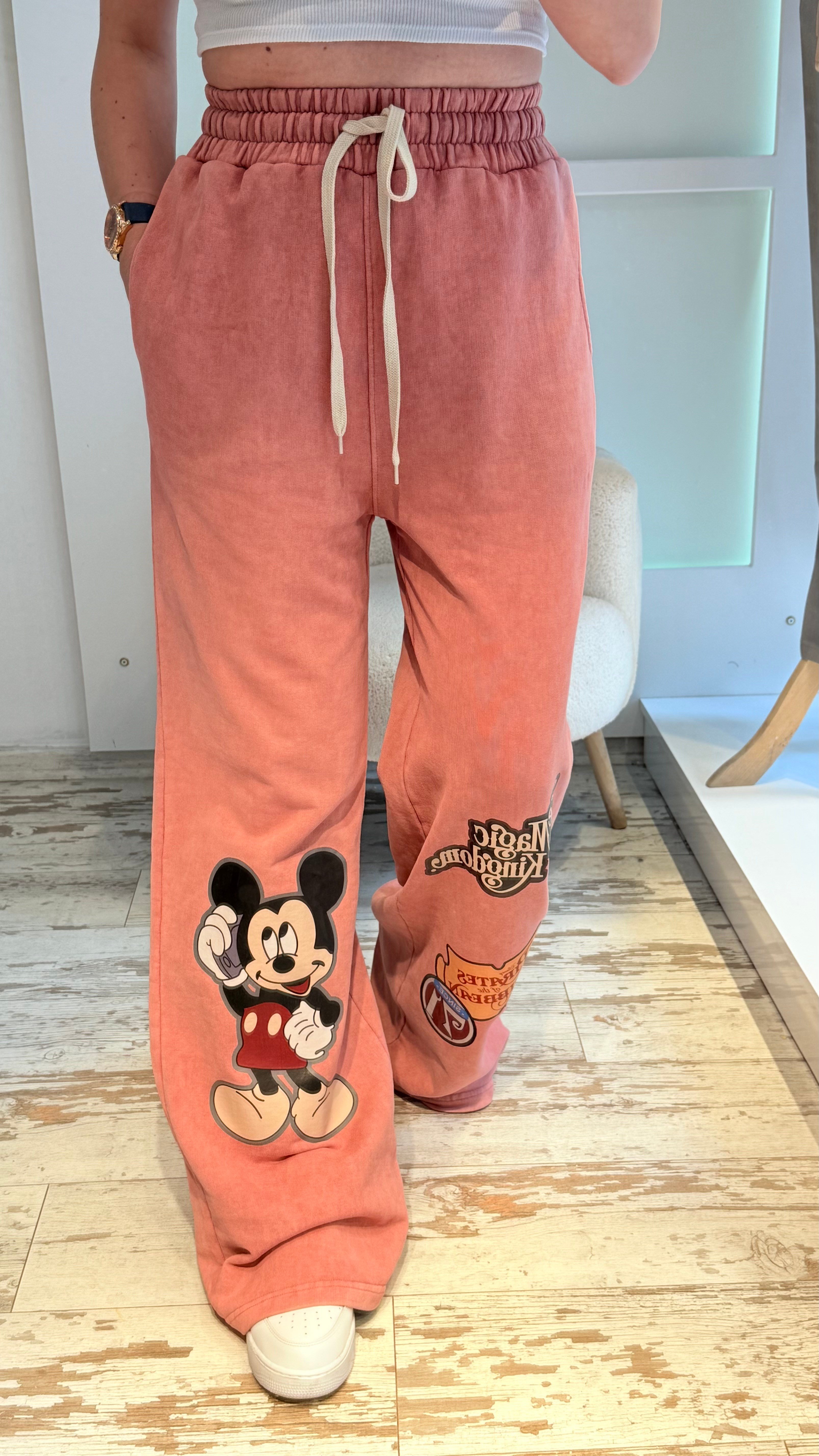 MİCKS PEMBE TASARIM EŞOFMAN