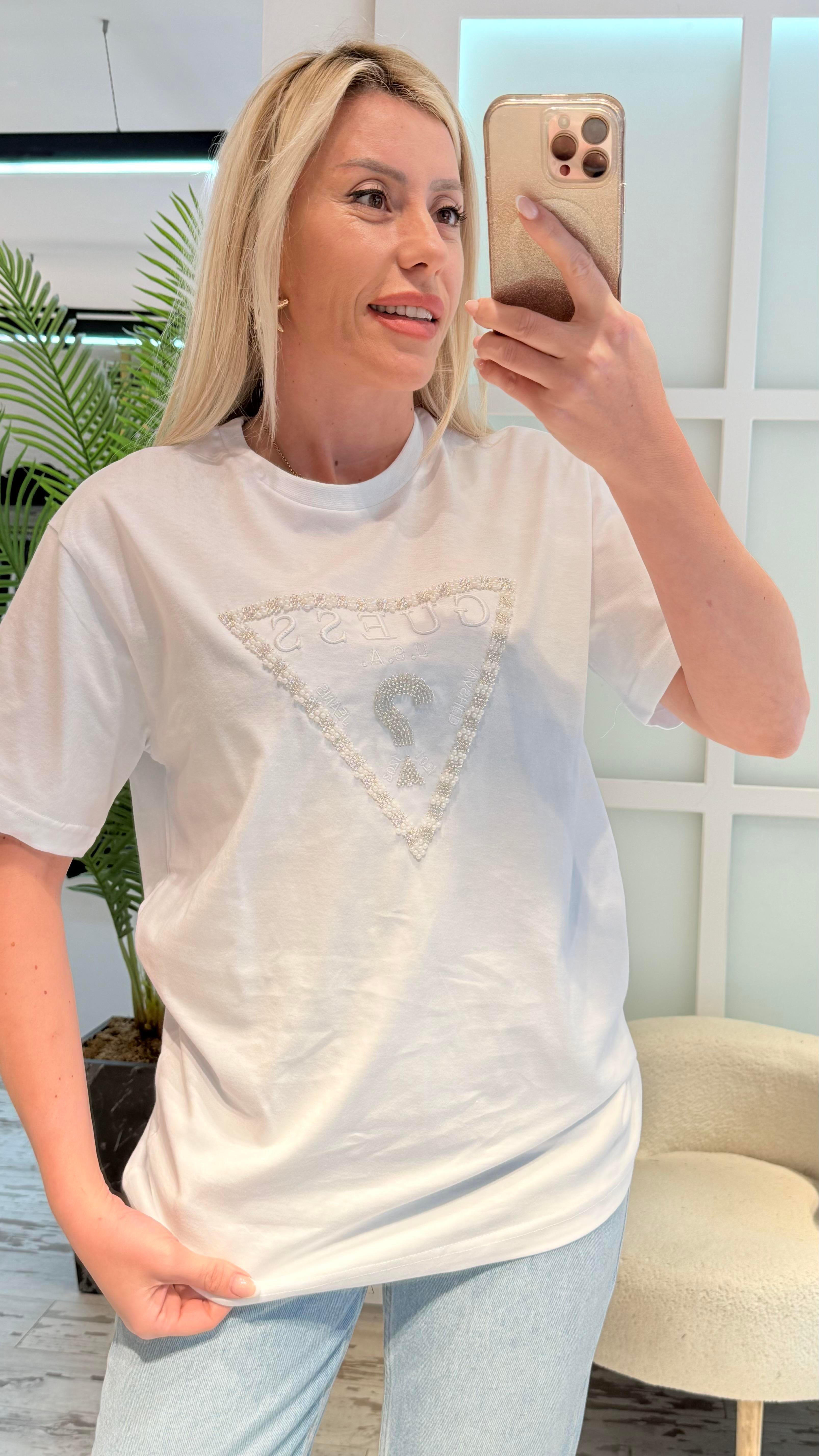 MİLA BEYAZ TİŞÖRT