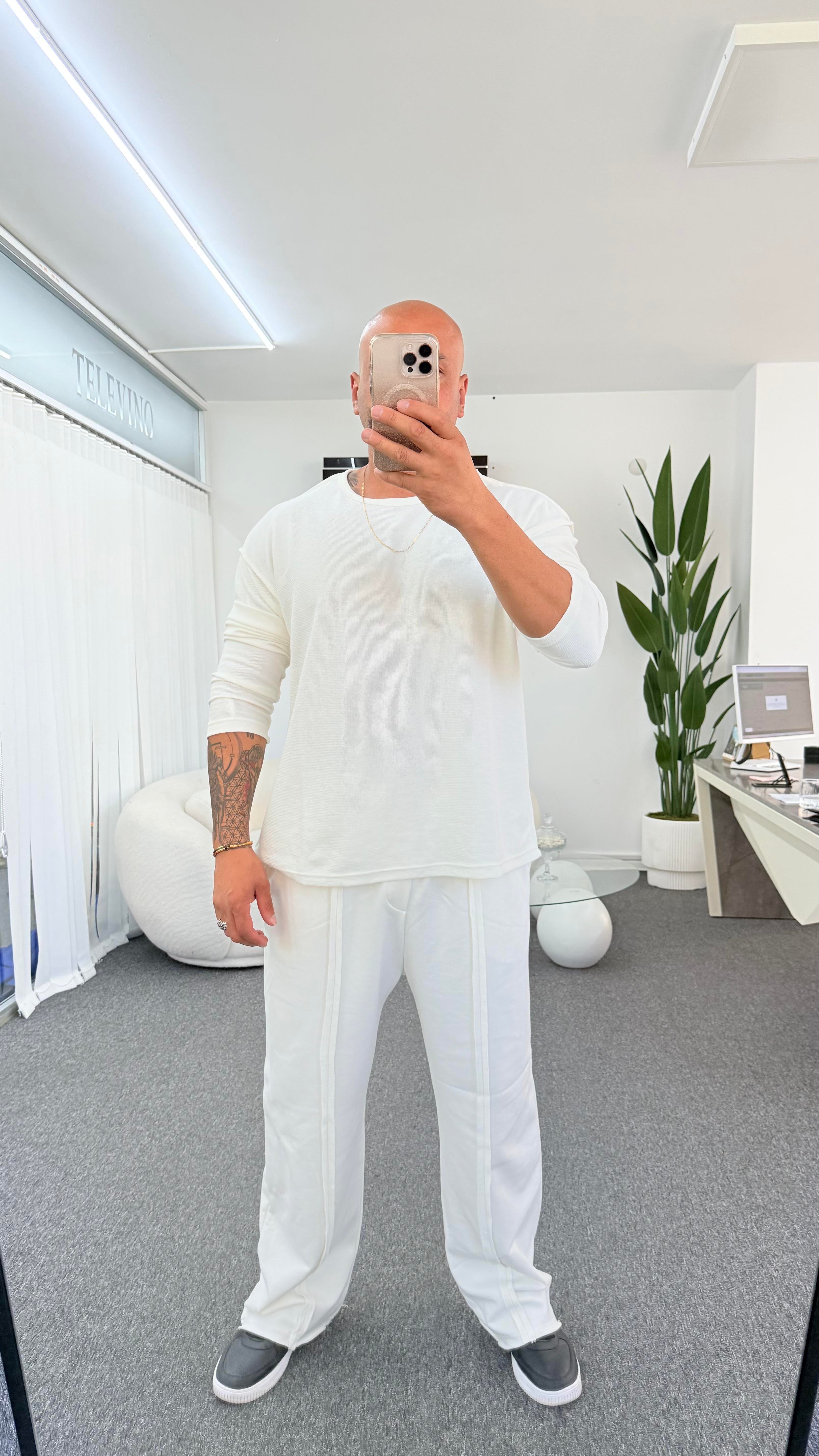 MİSSİLE ÜNİSEX BEYAZ TSHIRT