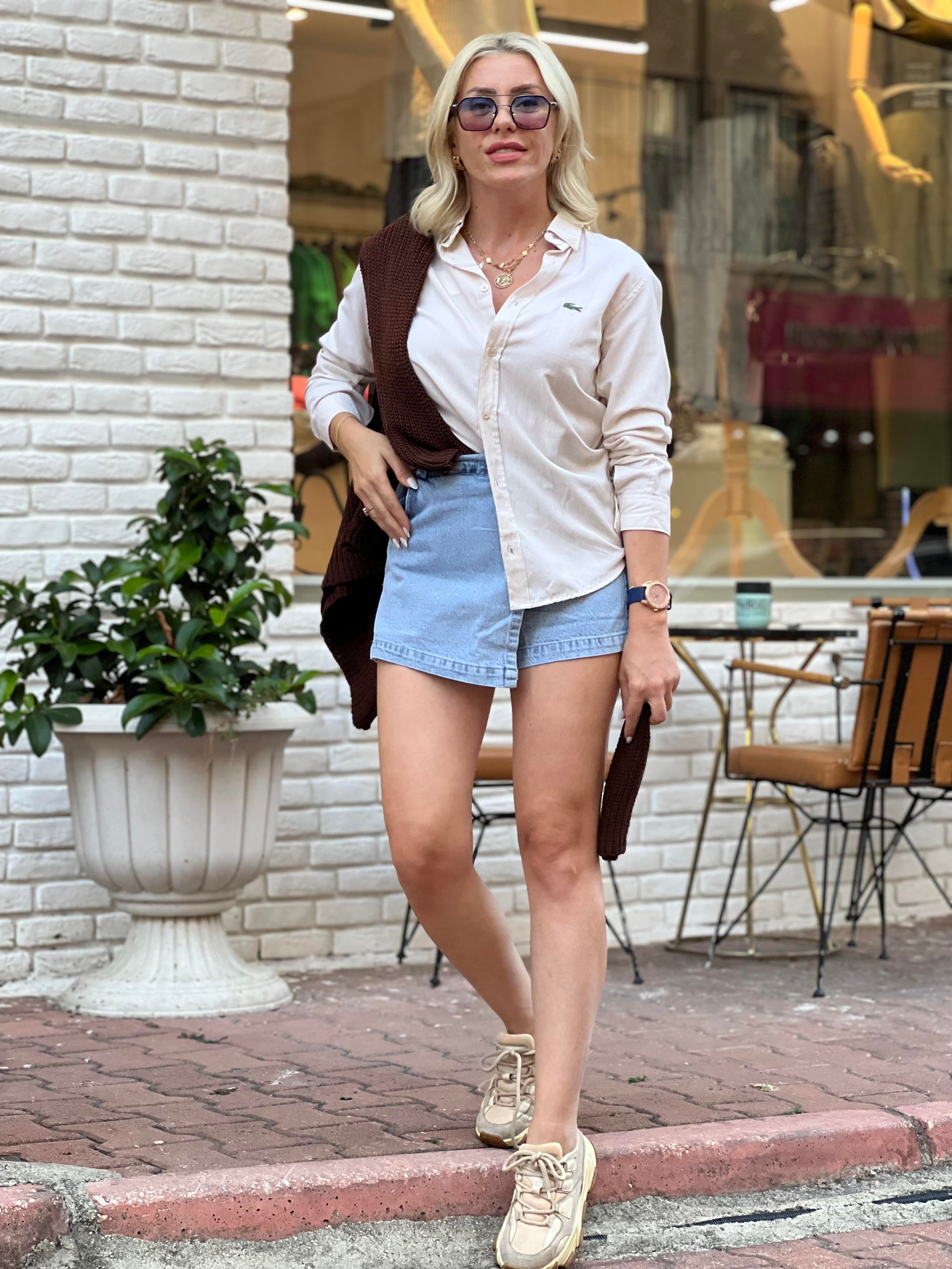MONLY BEJ GÖMLEK