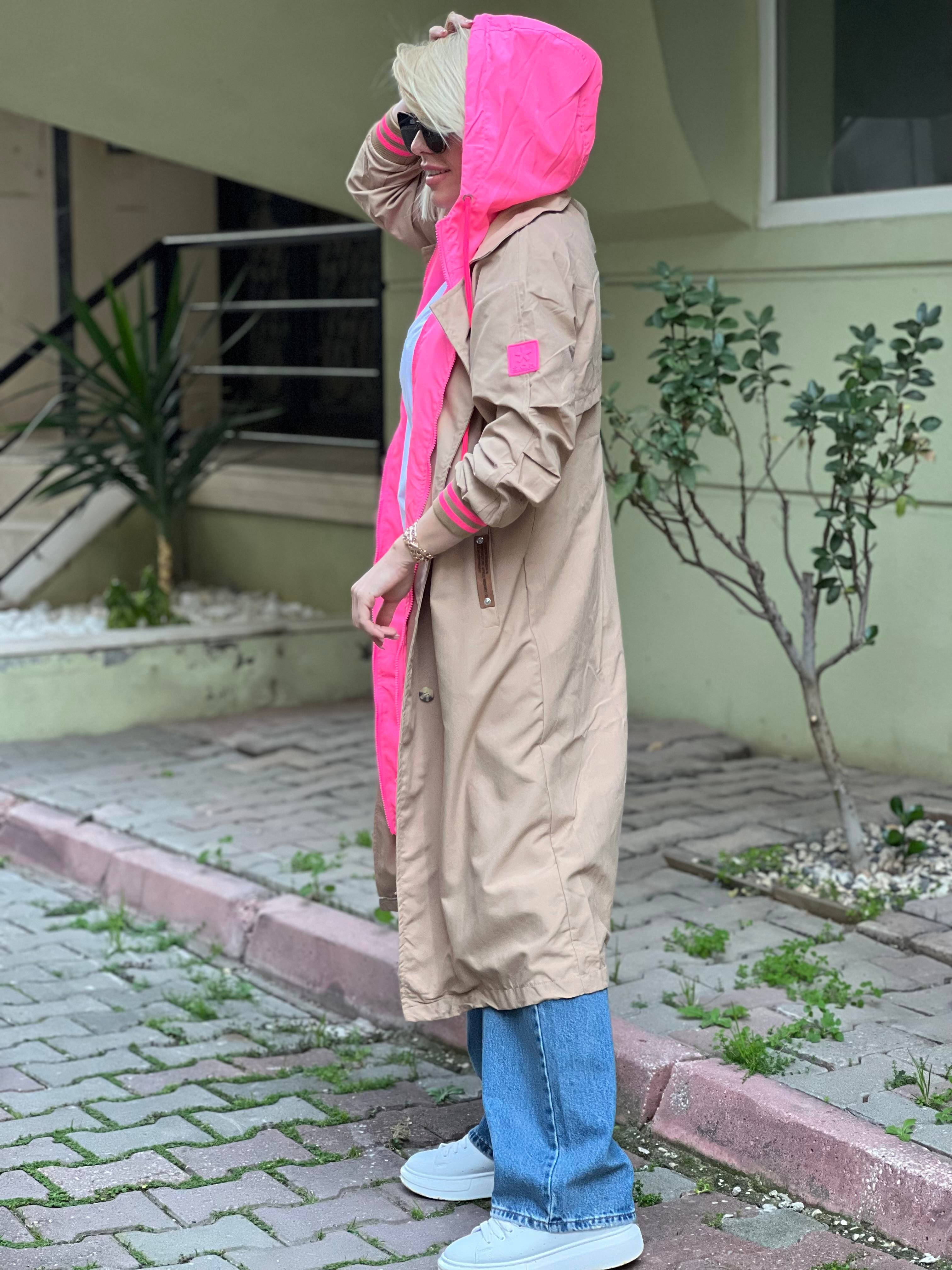 NEON PEMBELİ TRENC