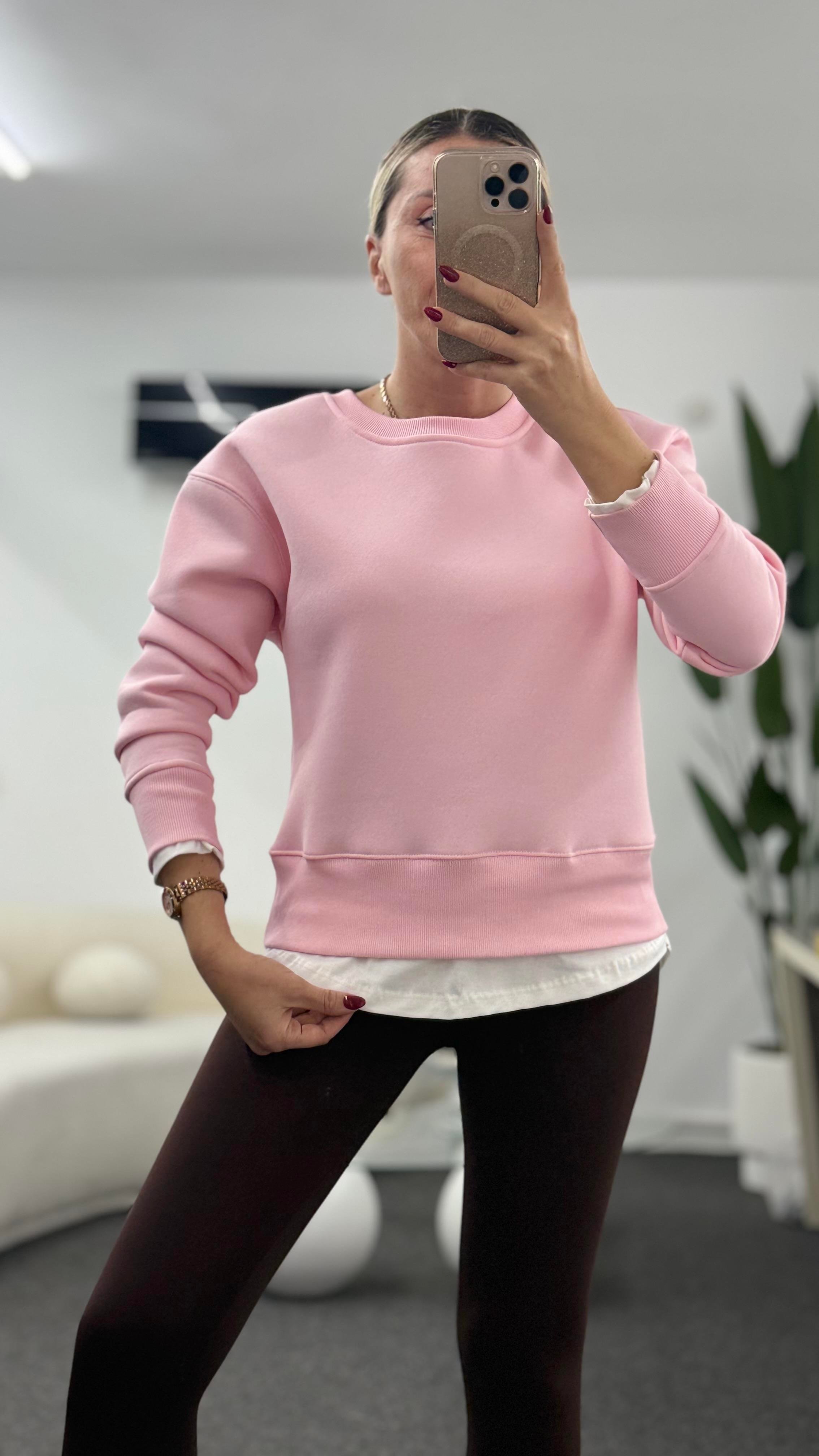 NOAH PEMBE SWEATSHIRT