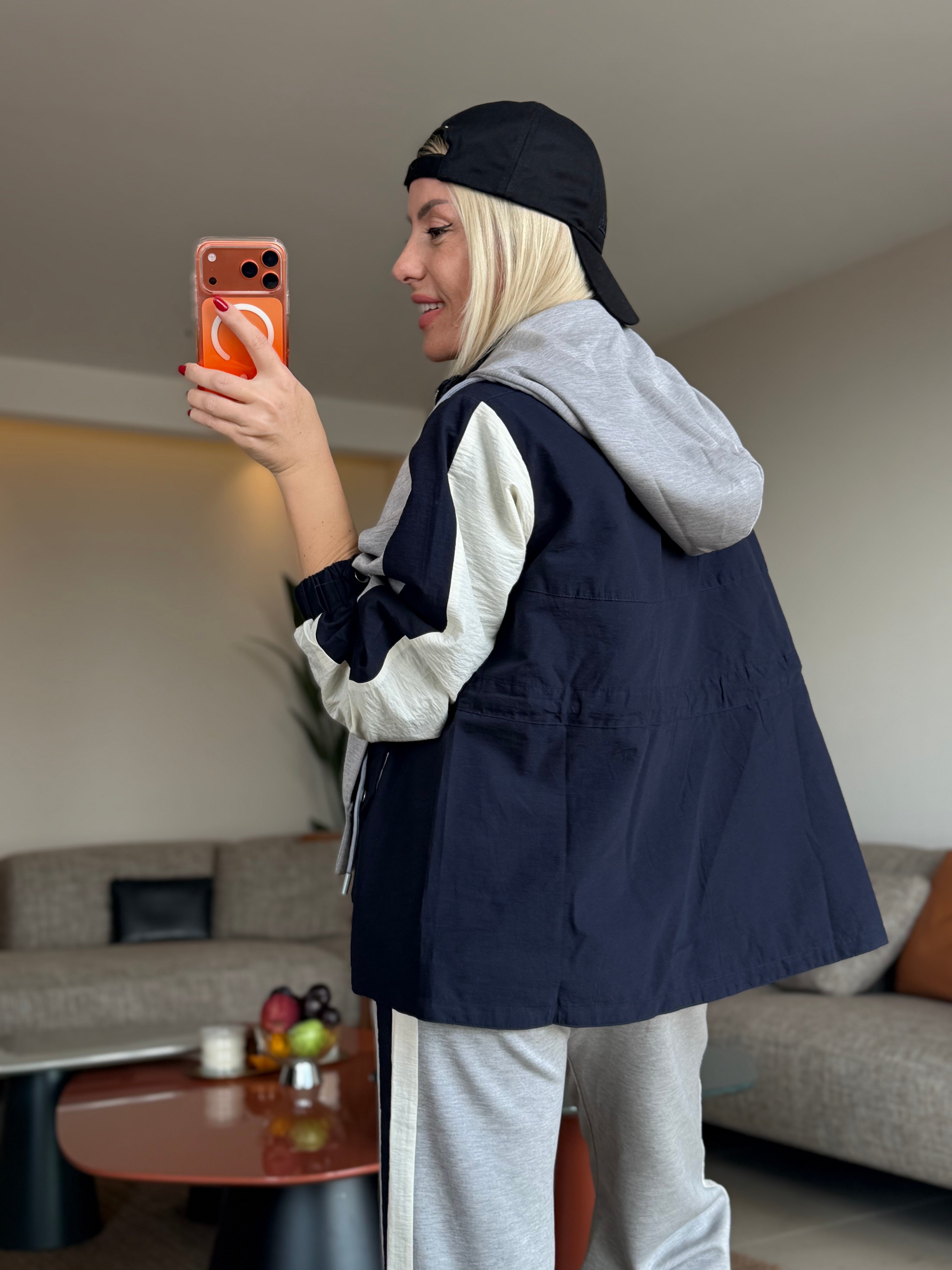 NOXSİ LACİVERT TASARIM TAKIM 