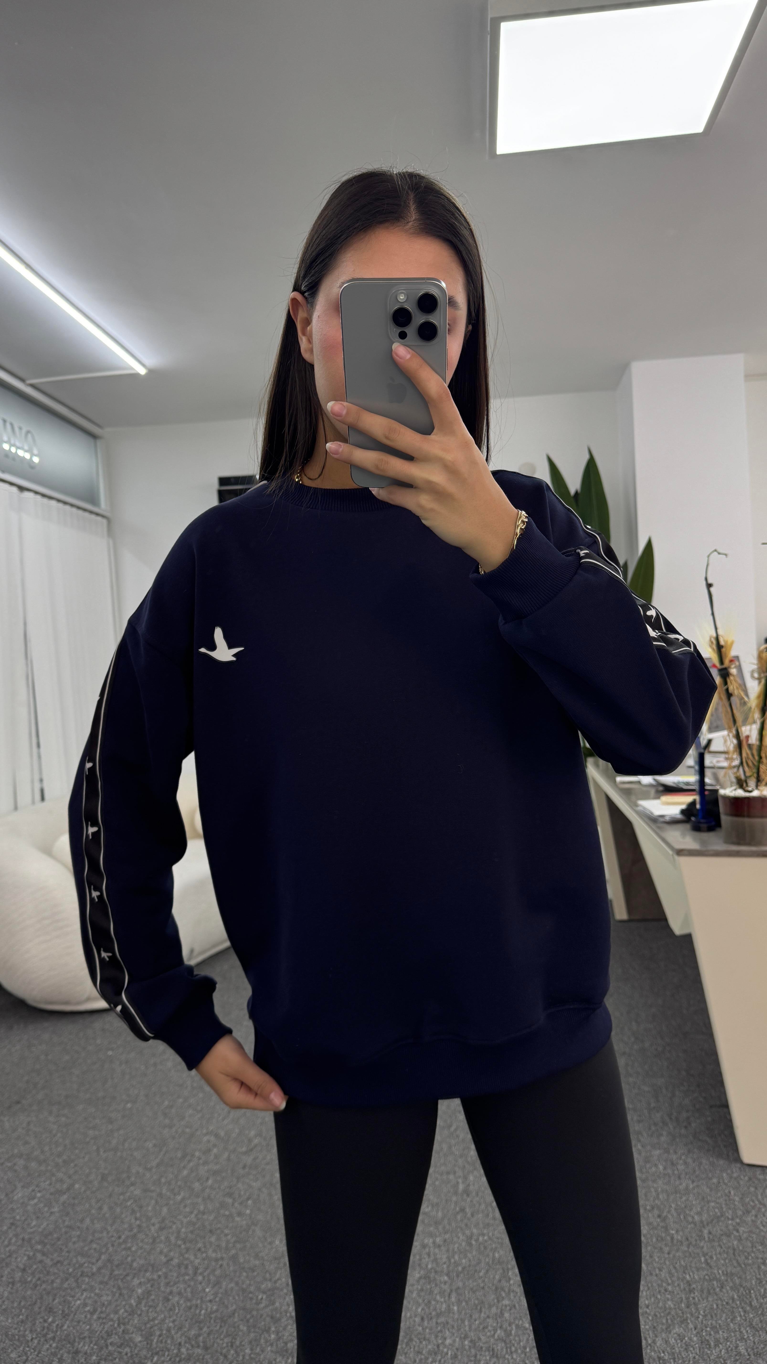 OLİVİA LACİVERT SWEATSHIRT