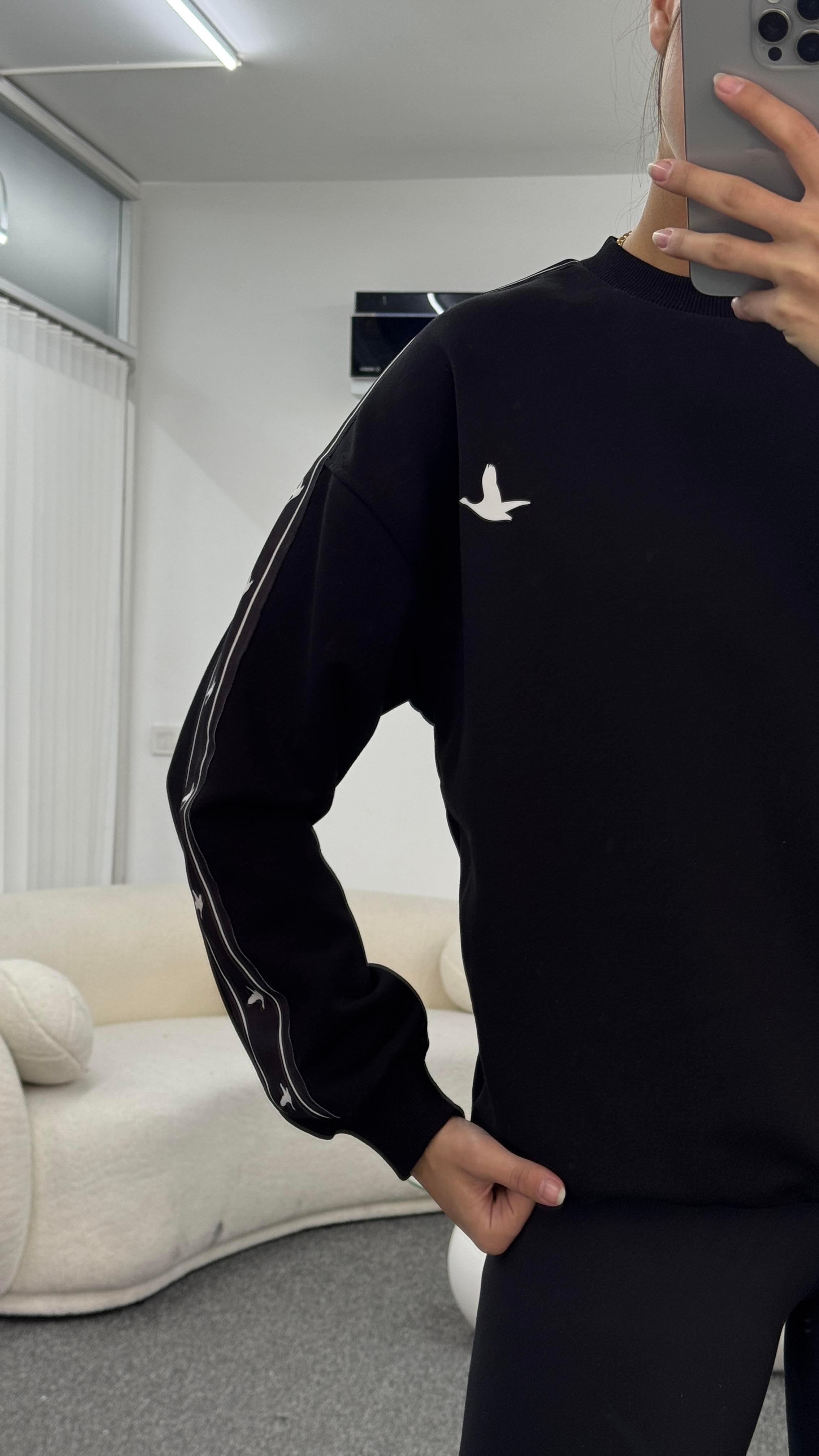 OLİVİA SİYAH SWEATSHIRT