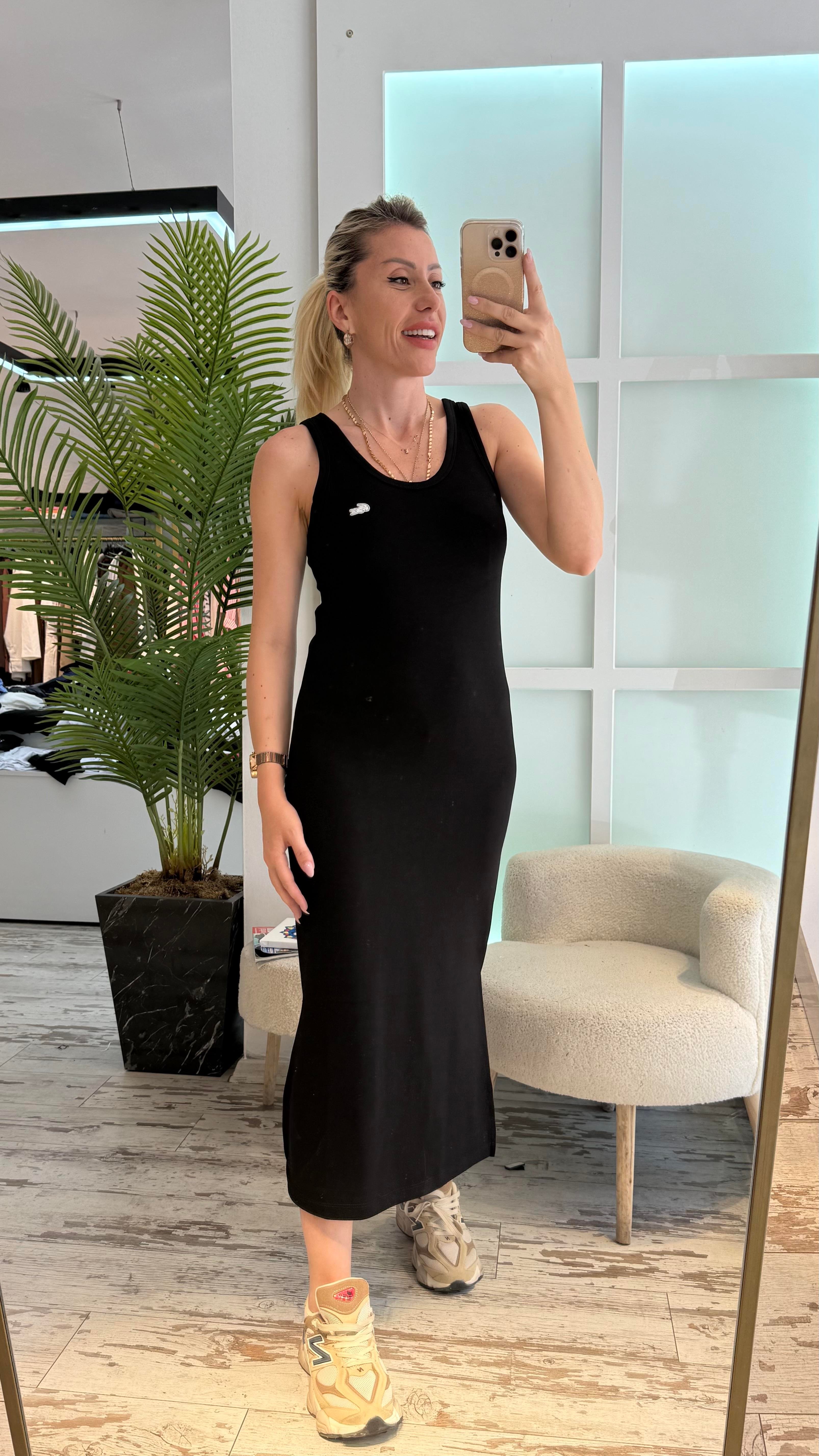 OPHELİA SİYAH ELBİSE