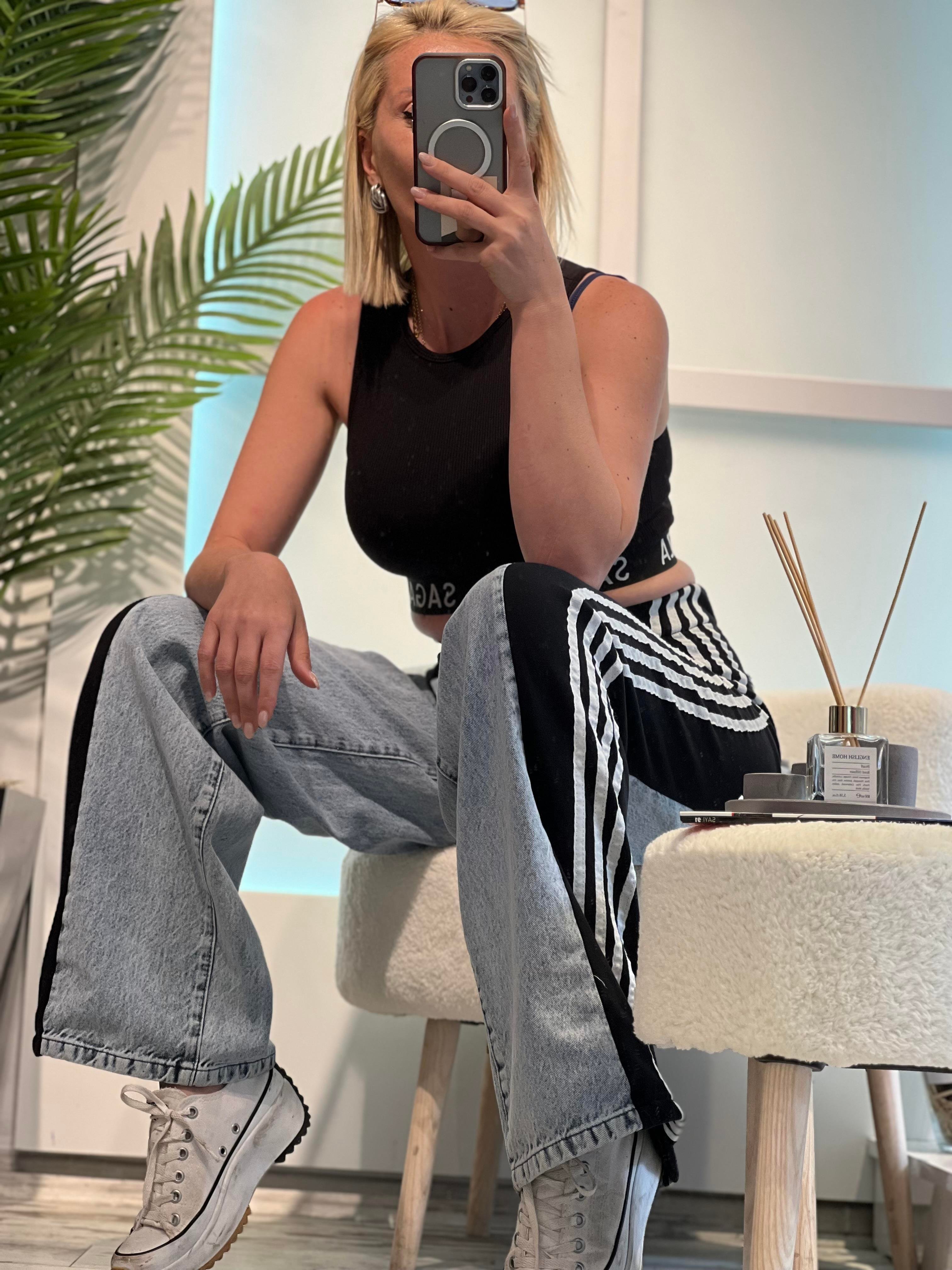 ORJ MARKA JEAN BOL ÇİZGİLİ