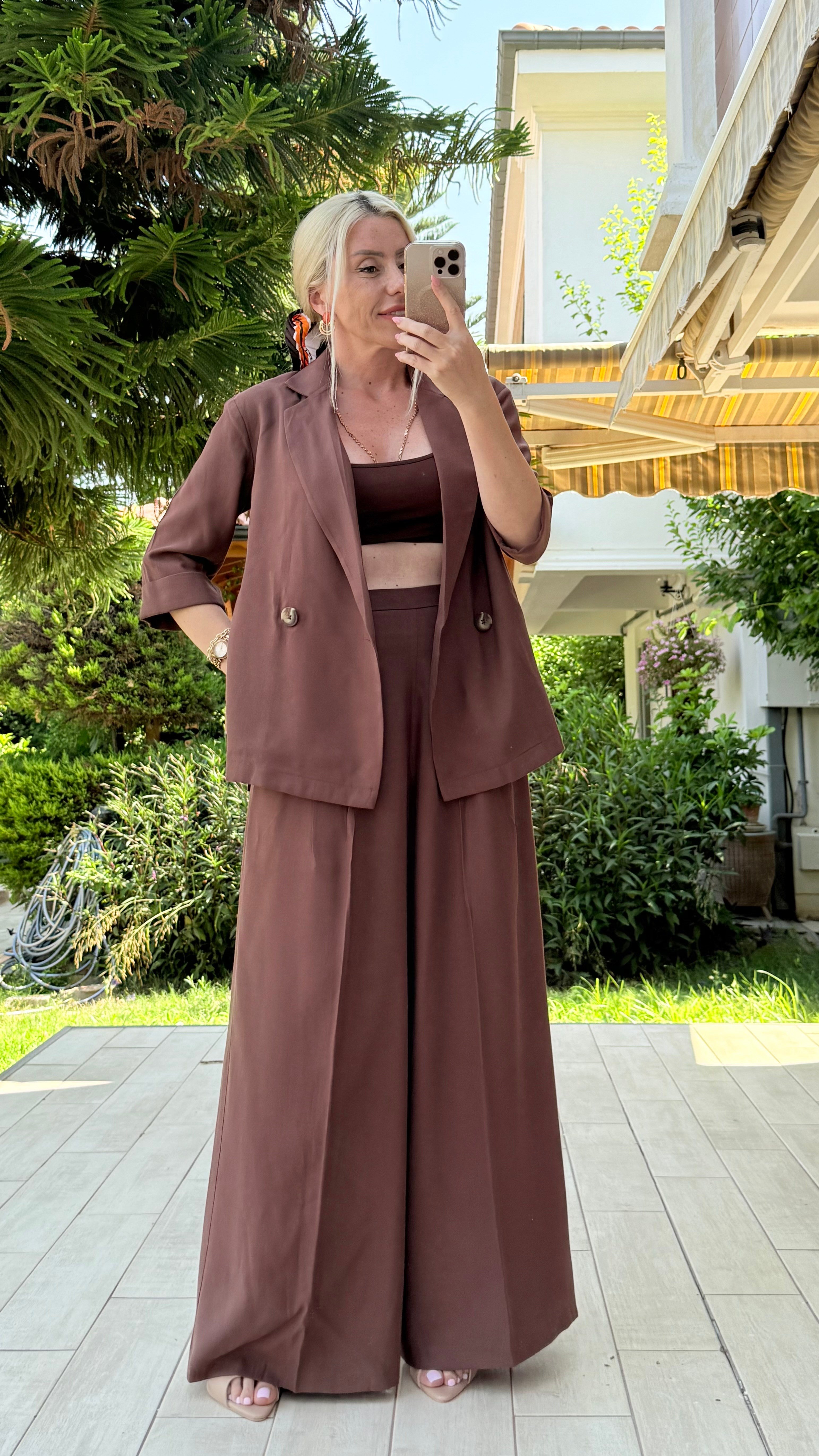 PENİY KAHVERENGİ TAKIM 