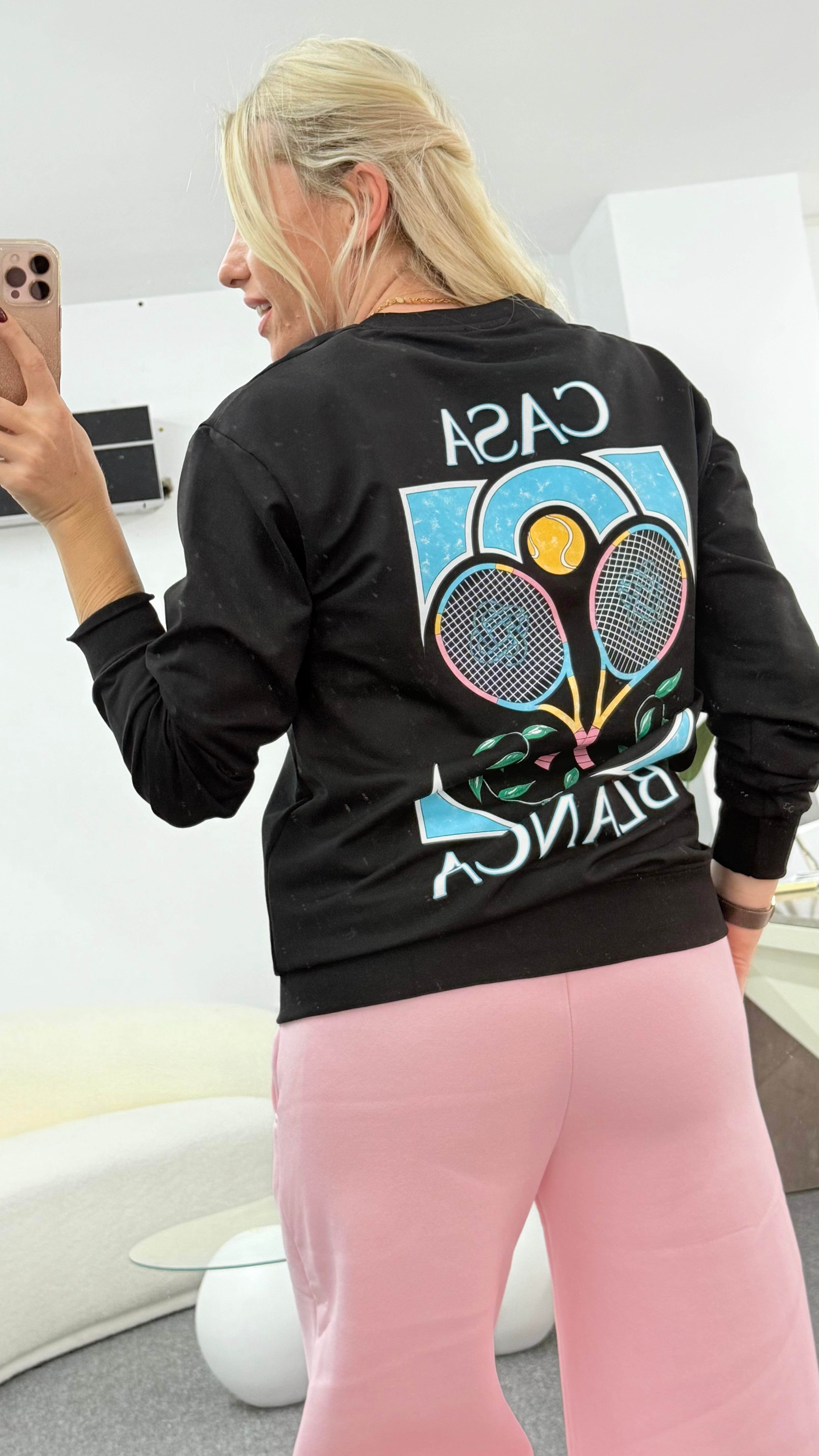PERİSA SİYAH SWEATSHIRT 