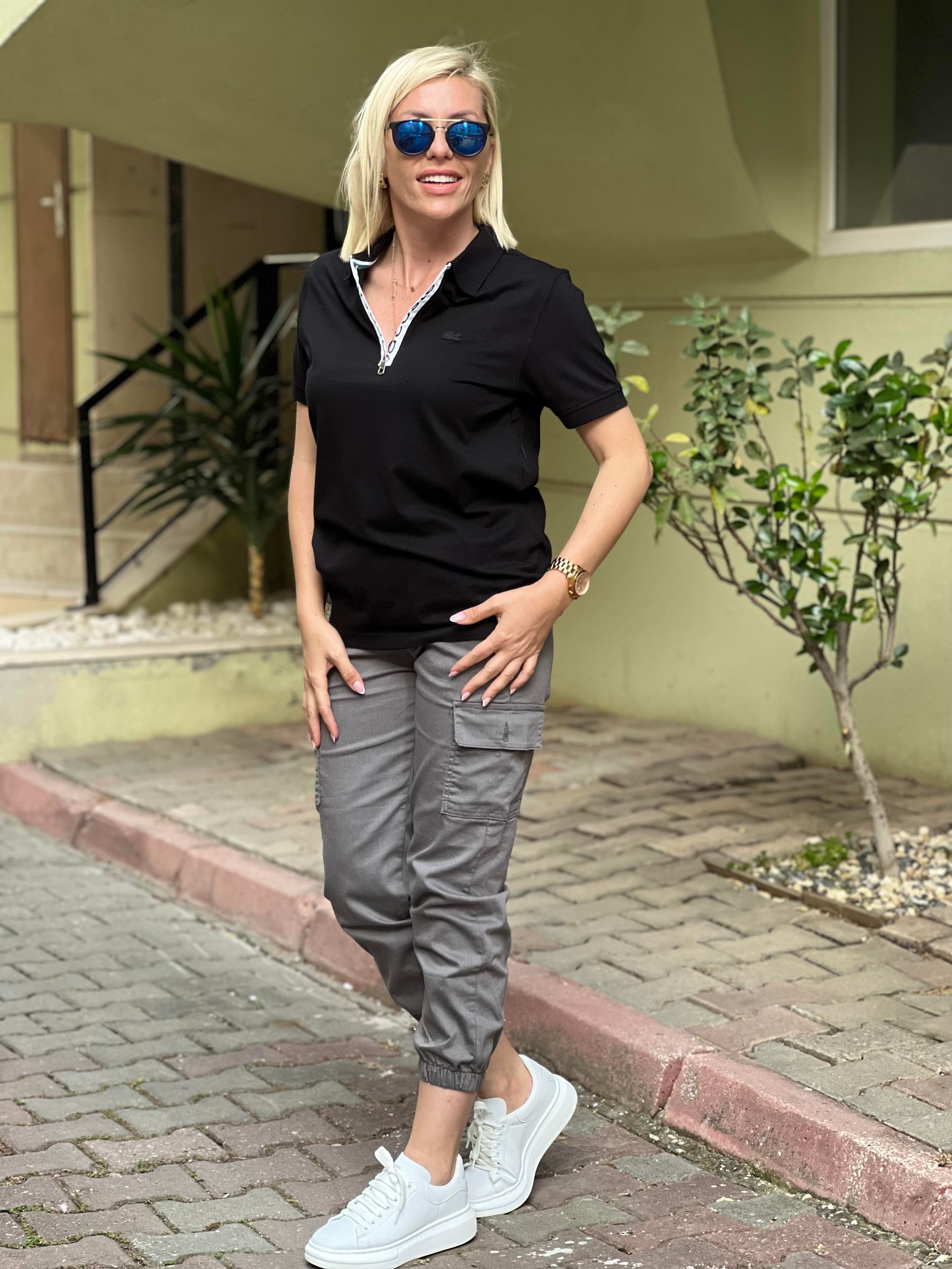 POLO YAKA SİYAH TSHRT