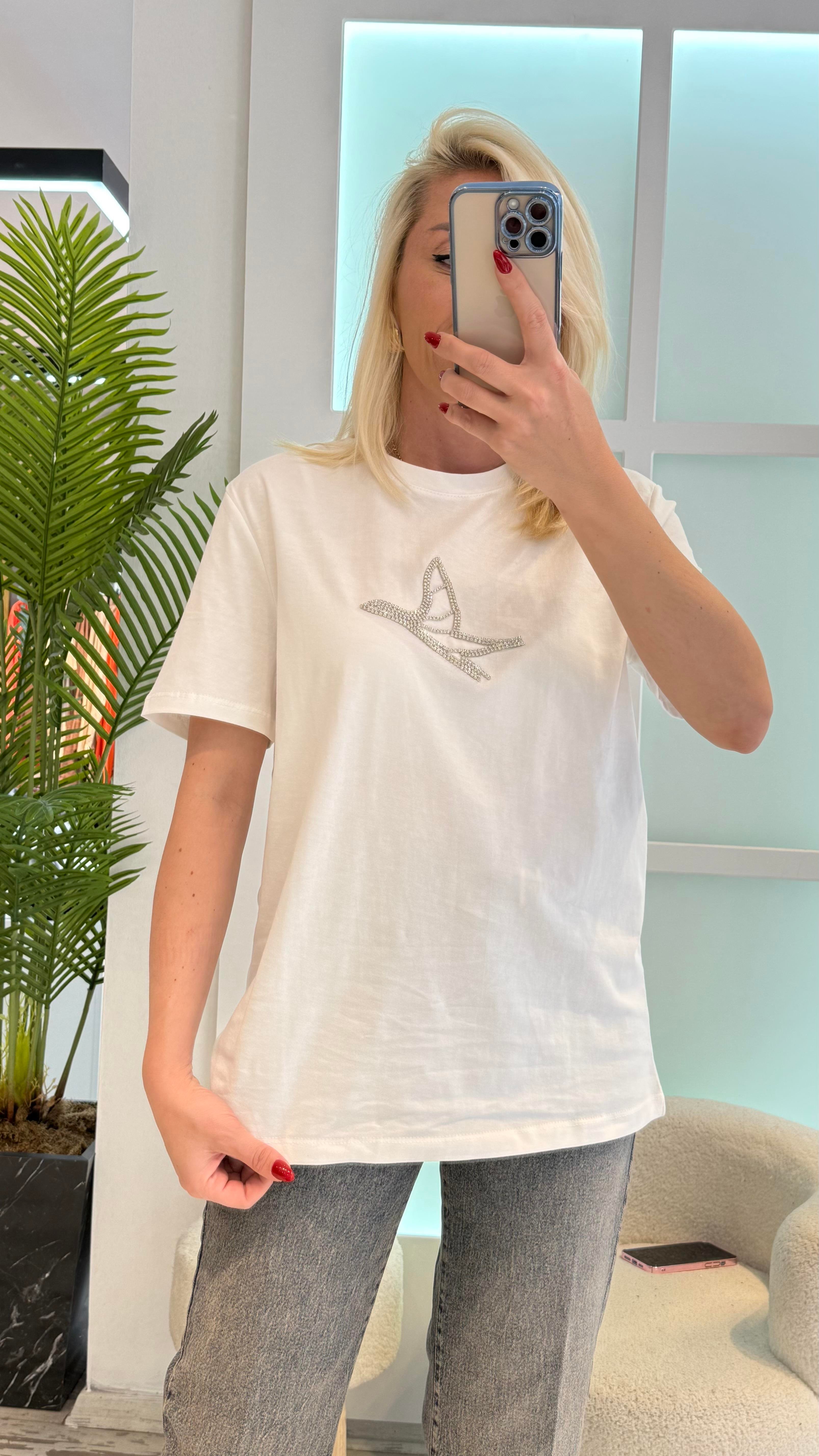 Rancy Beyaz Tshirt