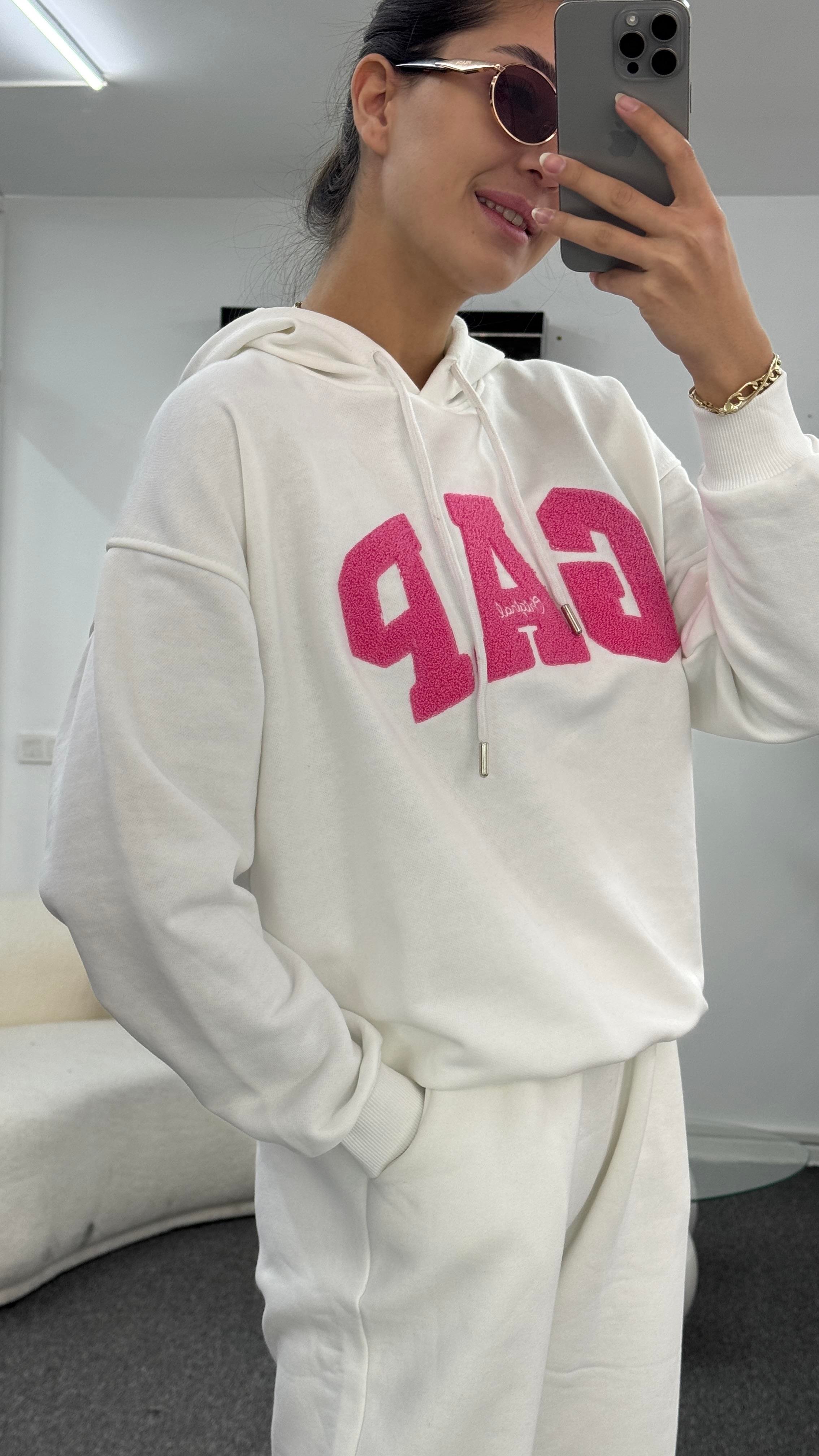 RELİS BEYAZ SWEATSHIRT