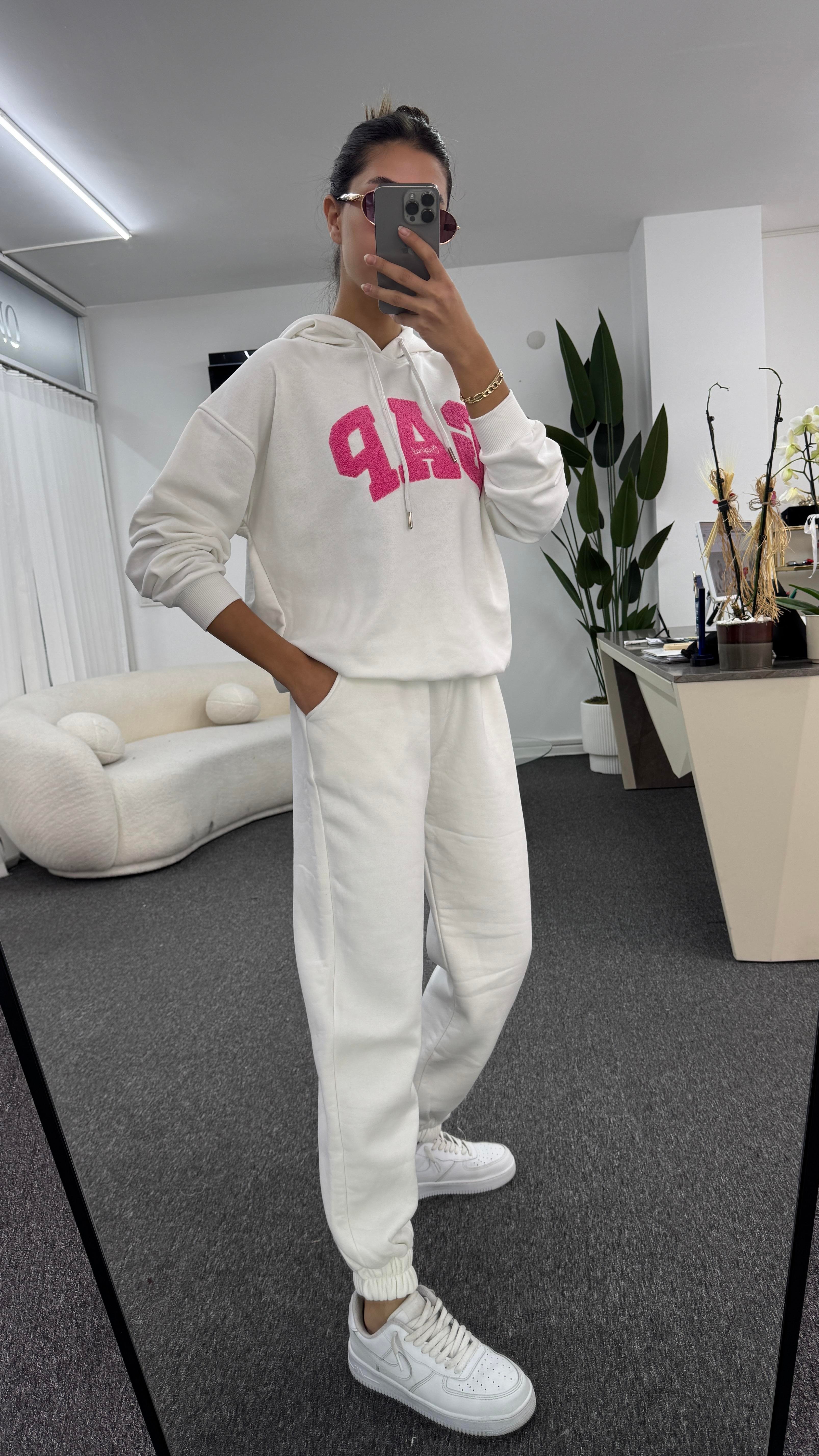 RELİS BEYAZ SWEATSHIRT