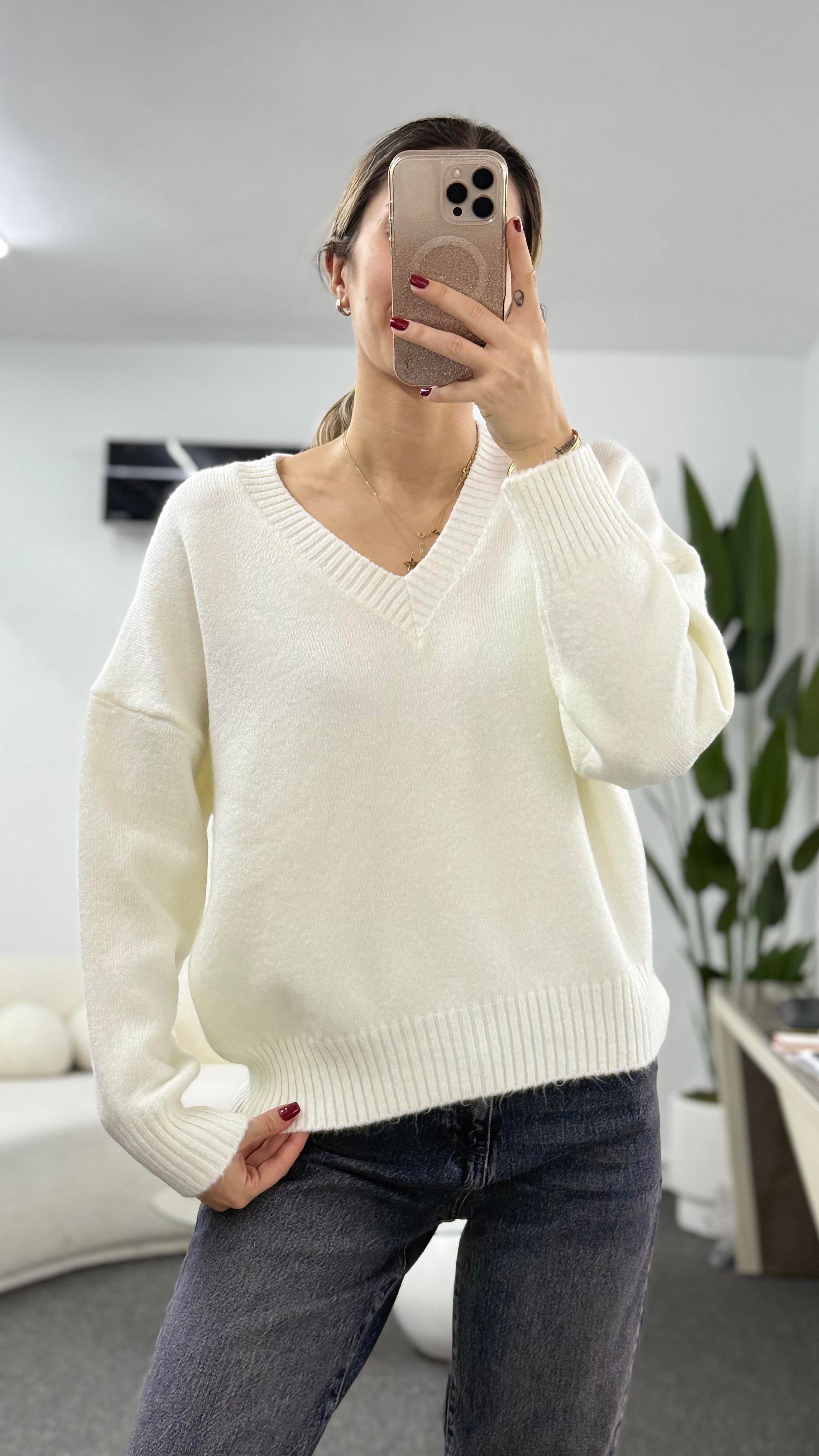 RENSA V YAKA BEYAZ KAZAK