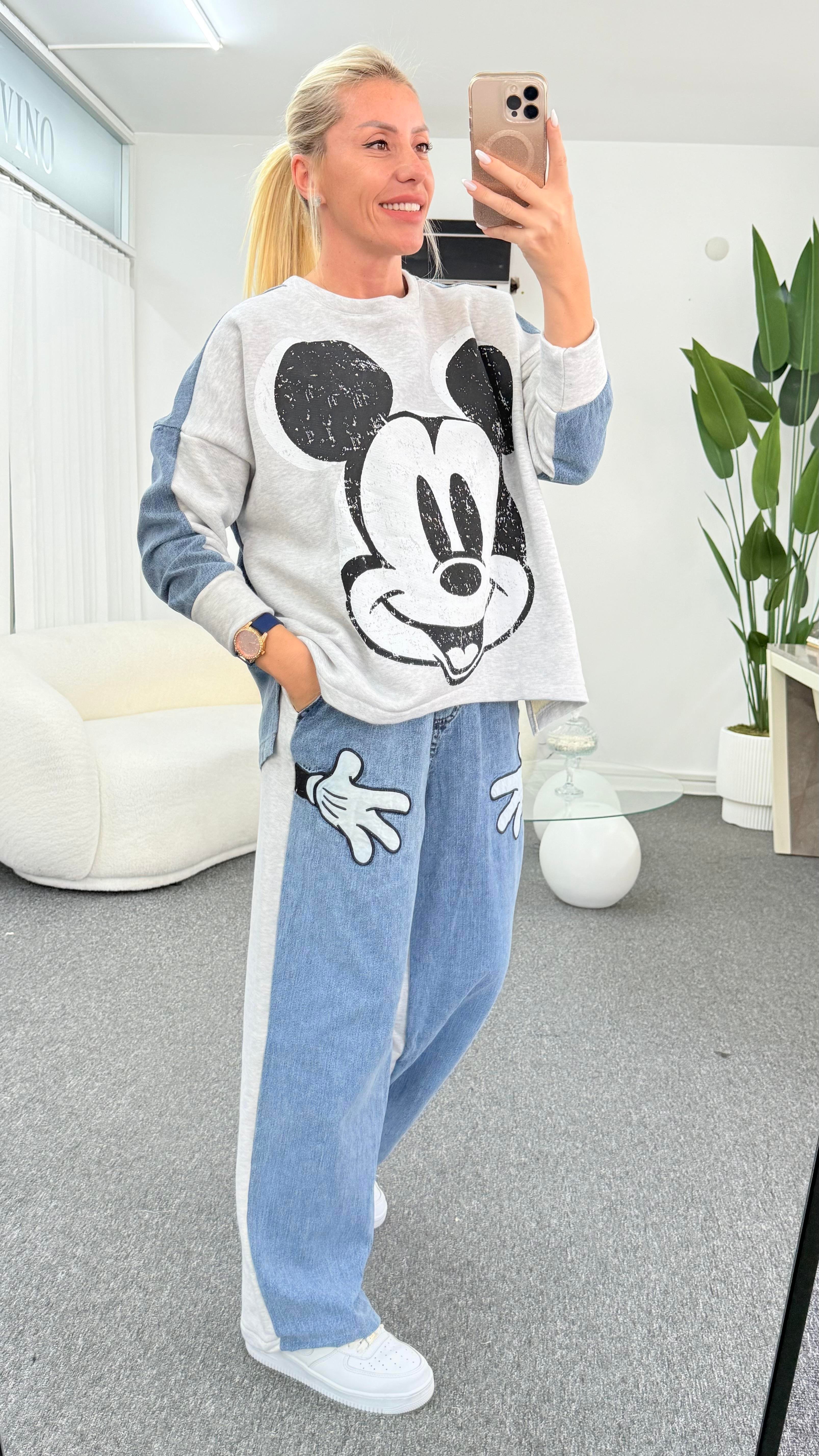 ROMANA MICKEY MAUSE GRİ TAKIM
