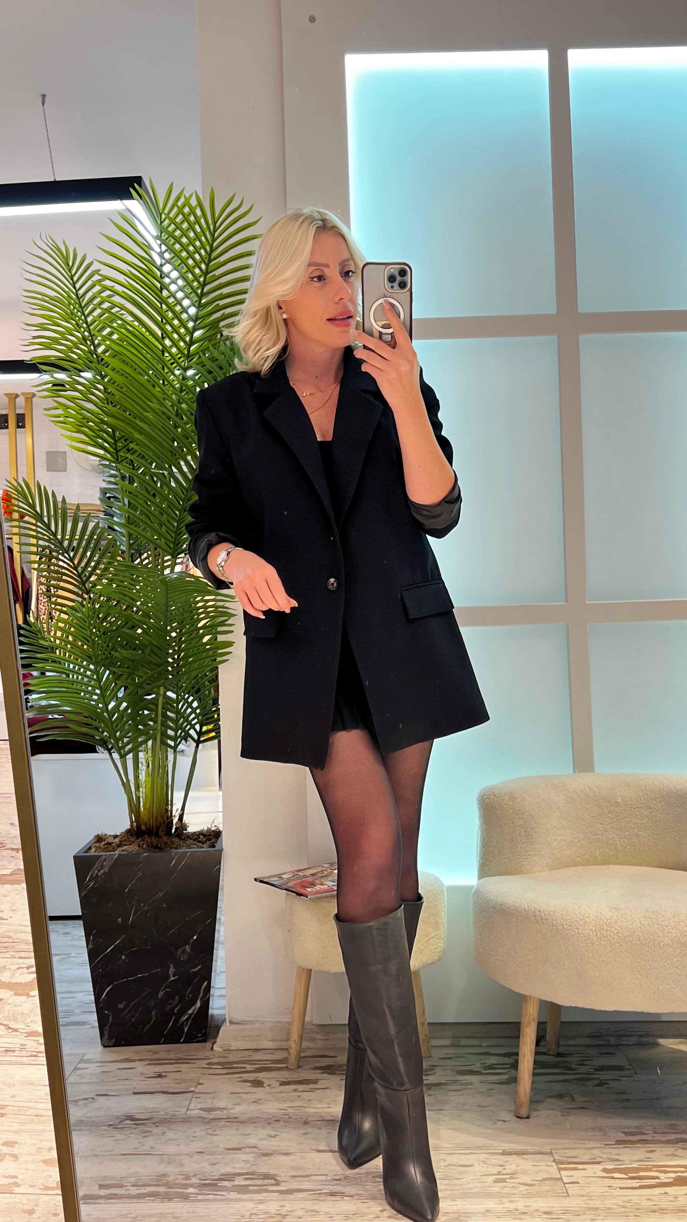 ROS SİYAH BLAZER CEKET