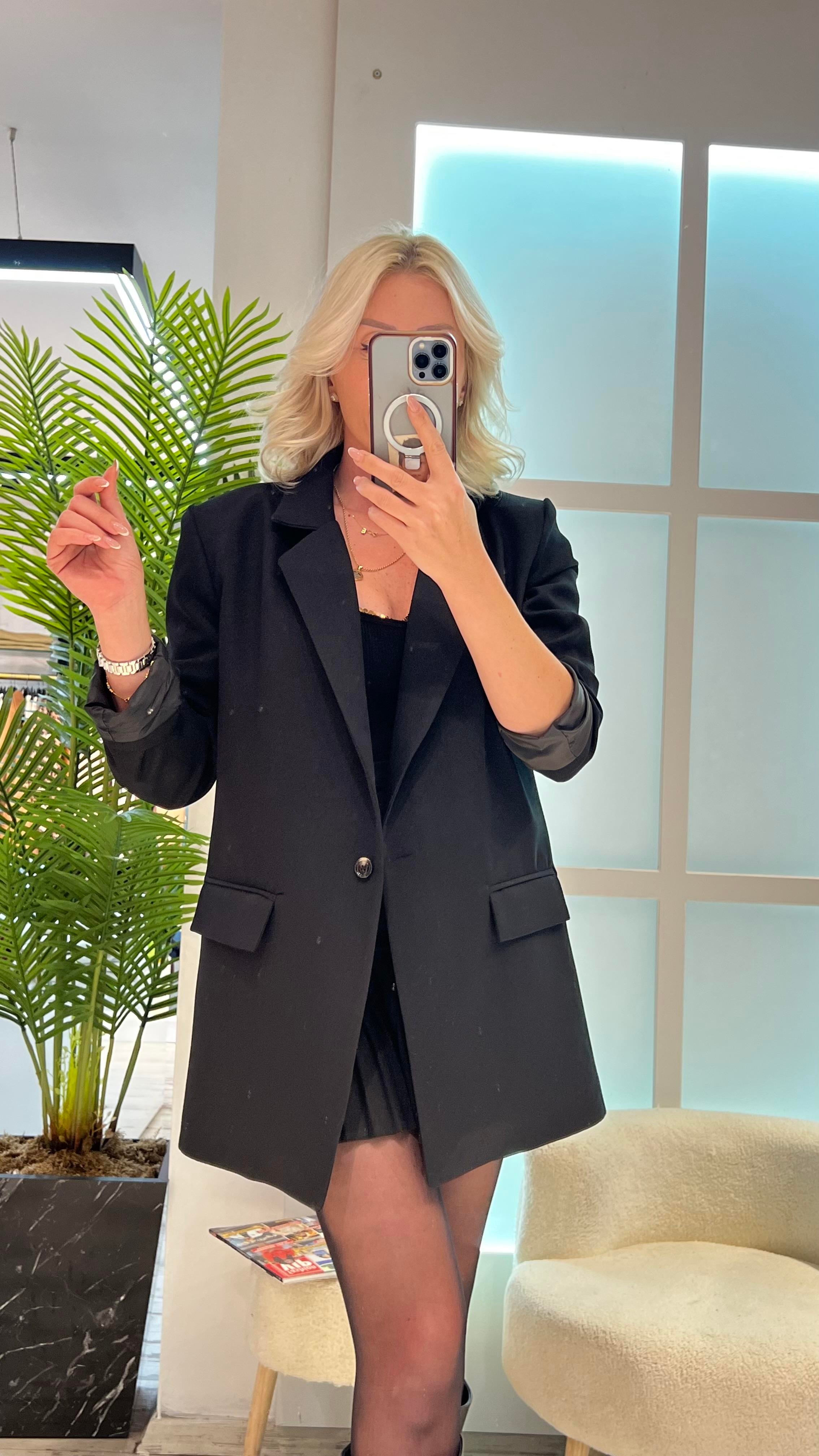 ROS SİYAH BLAZER CEKET