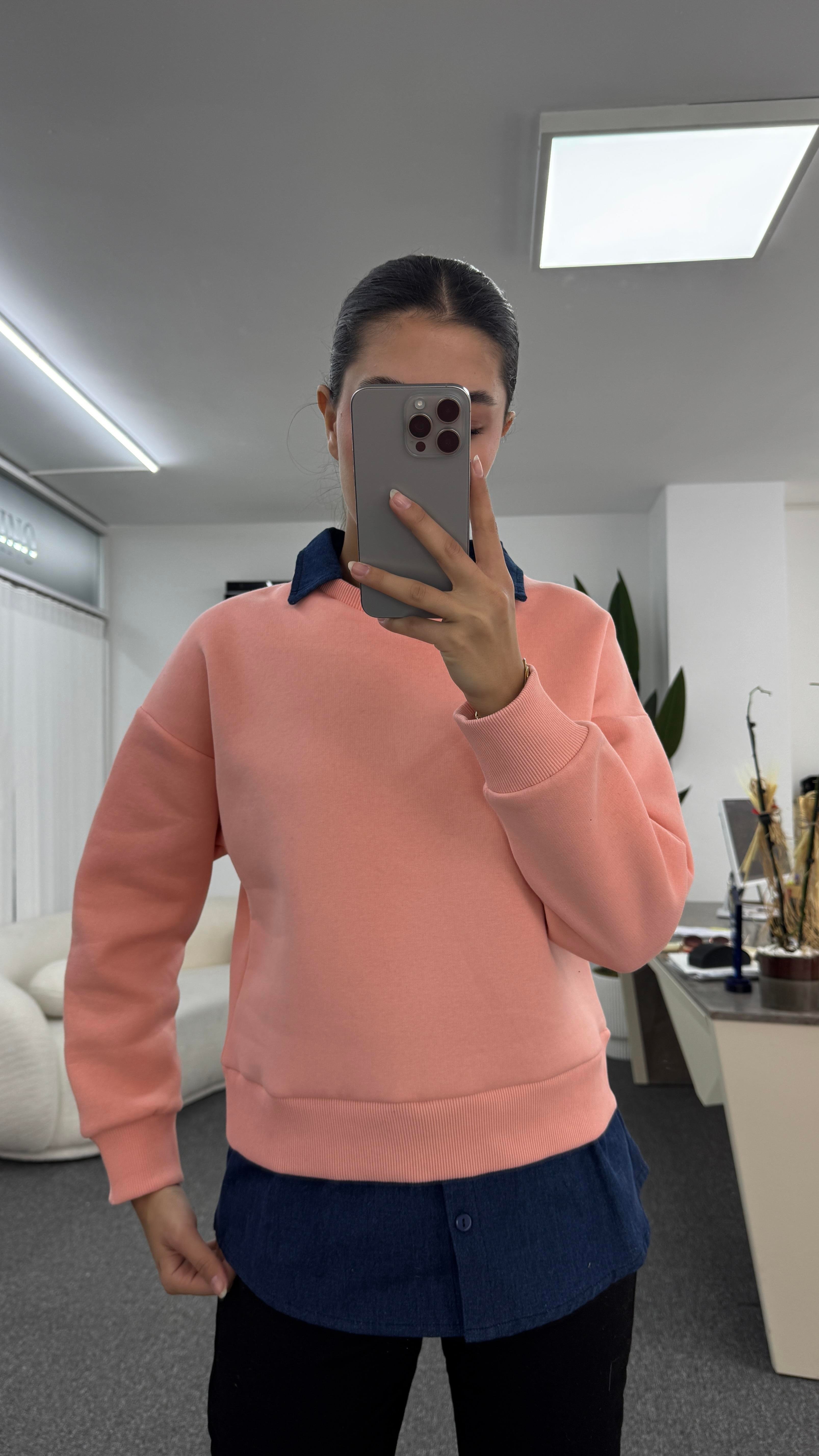 SCOOT PEMBE SWEATSHIRT