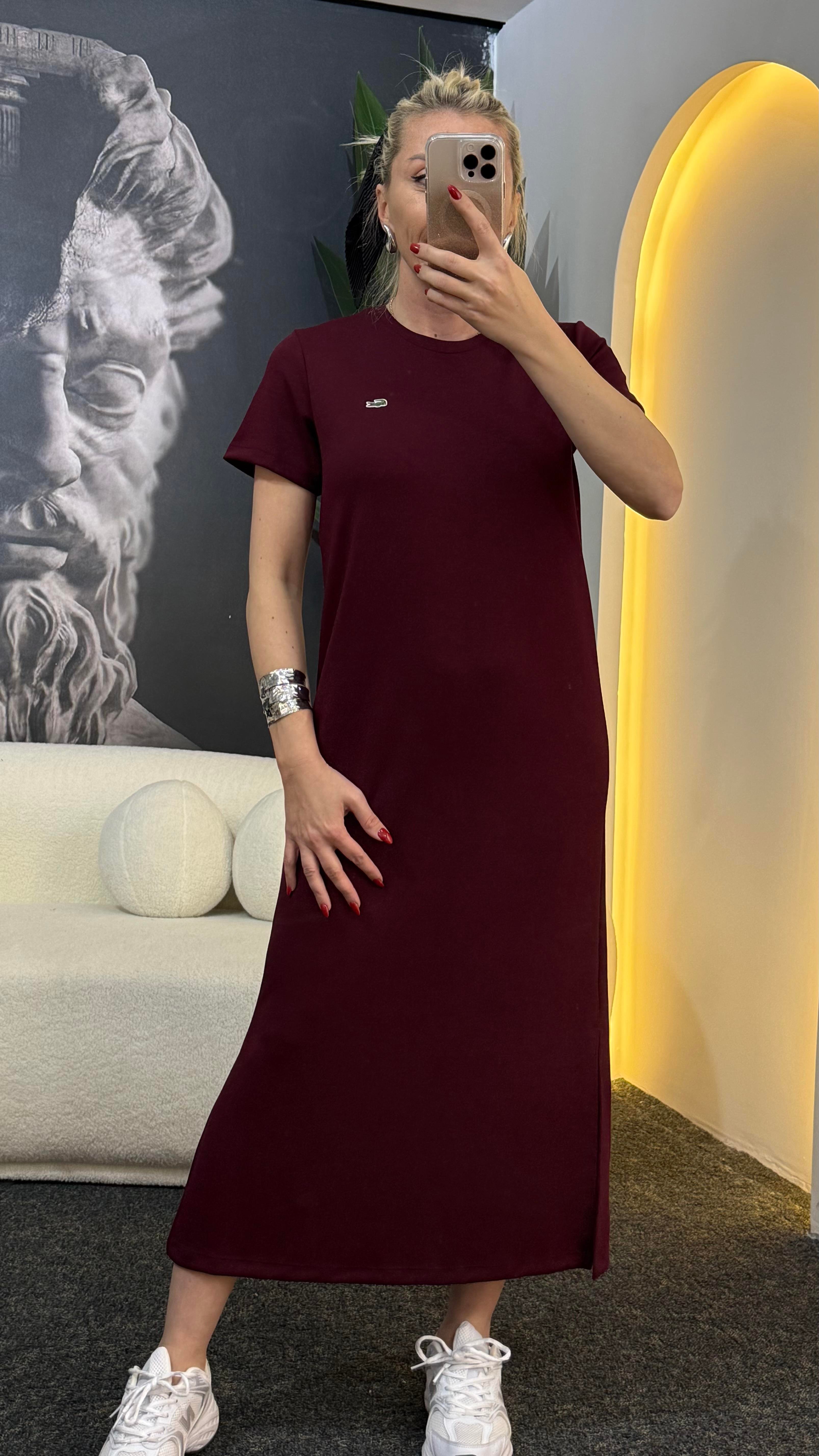 VİOSE BORDO ELBİSE